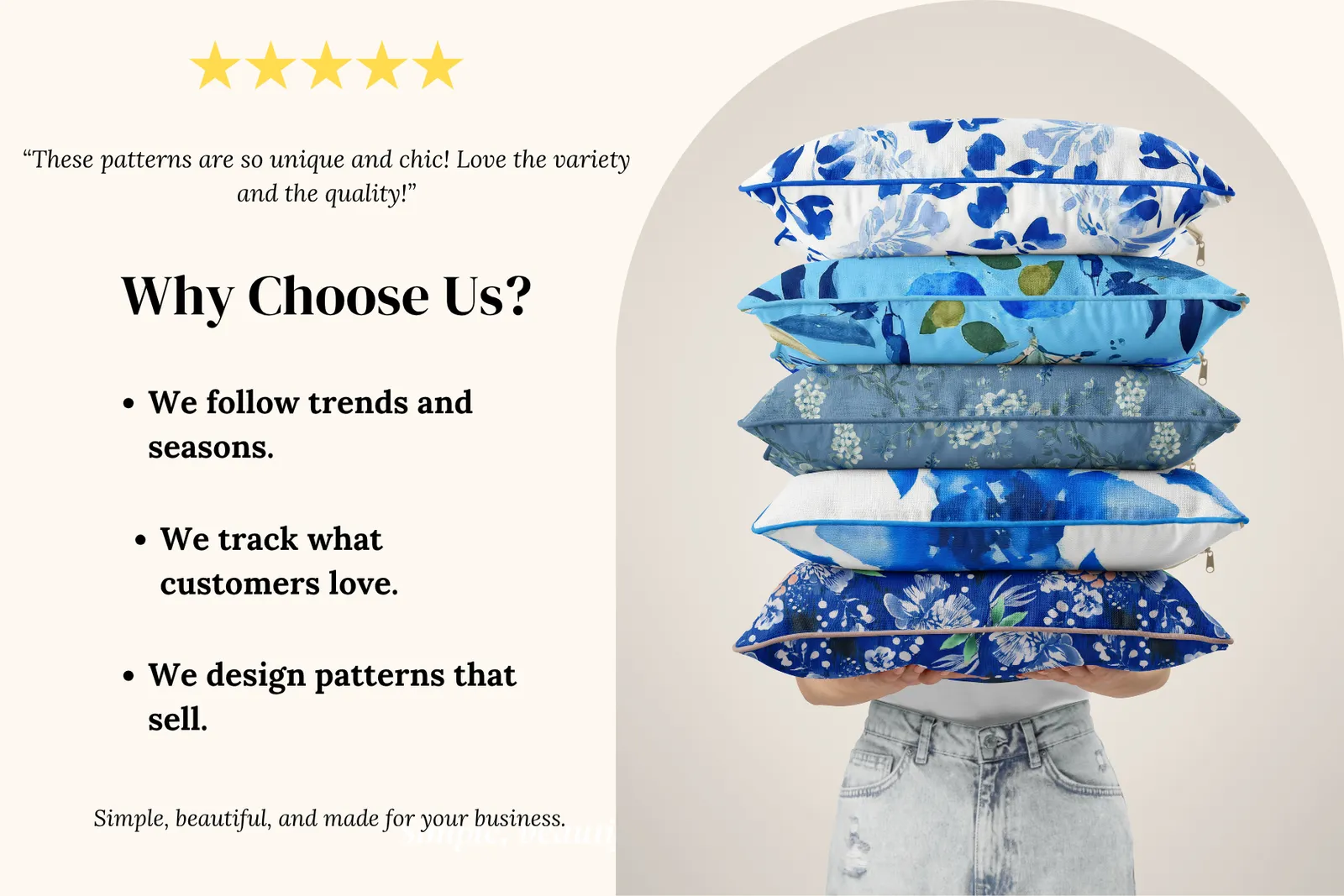 Blue flowers: A curated collection of 50 original blue flowers seamless patterns. - 3
