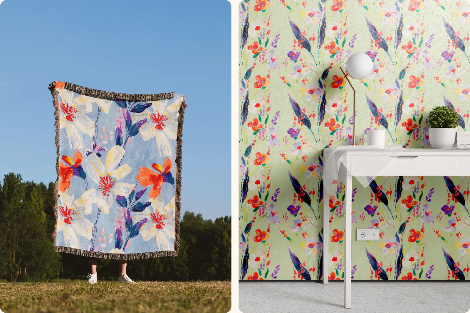 Dancing Flowers: A curated collection of 9 original dancing flowers seamless patterns. - 10