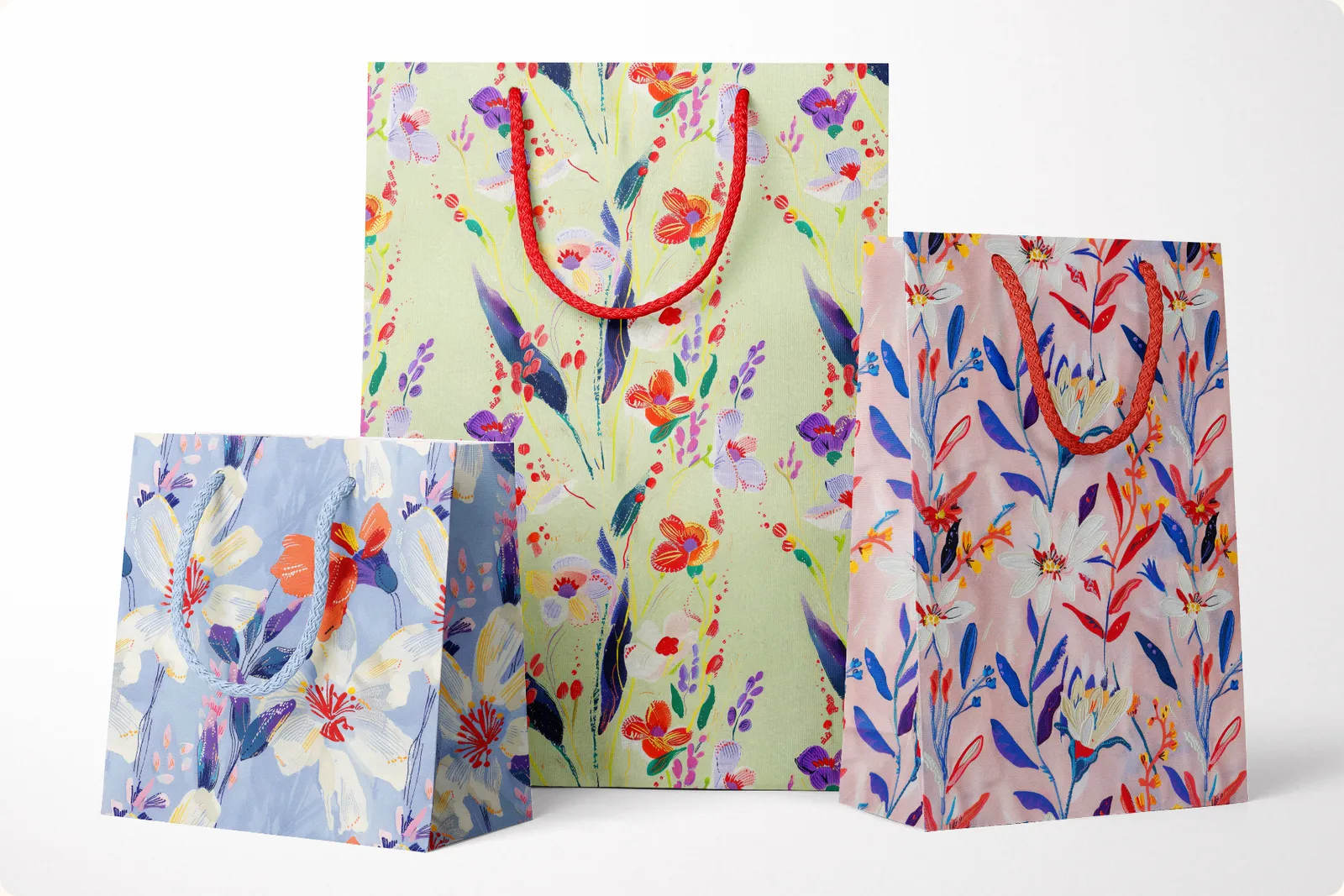 Dancing Flowers: A curated collection of 9 original dancing flowers seamless patterns. - 11