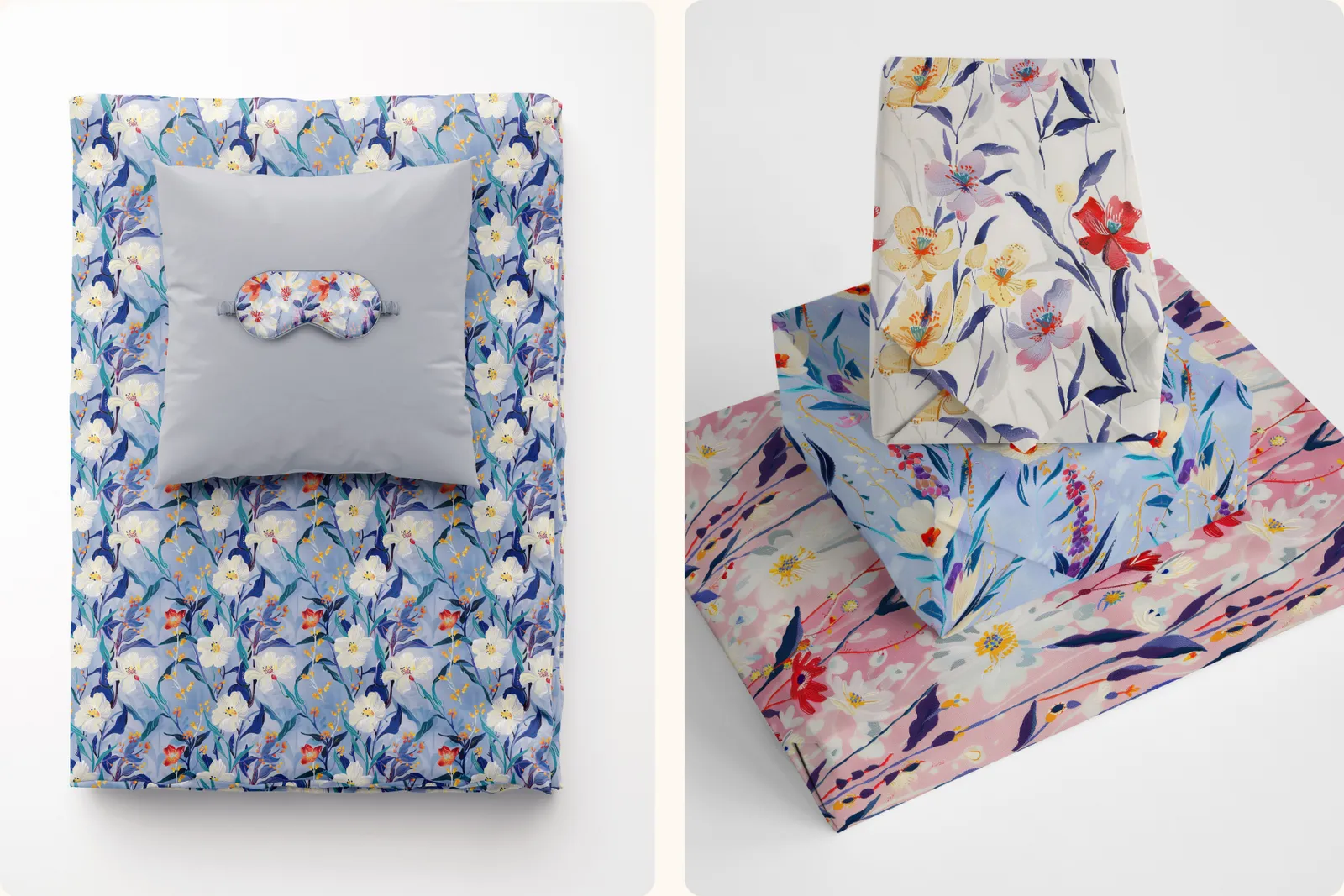 Dancing Flowers: A curated collection of 9 original dancing flowers seamless patterns. - 8