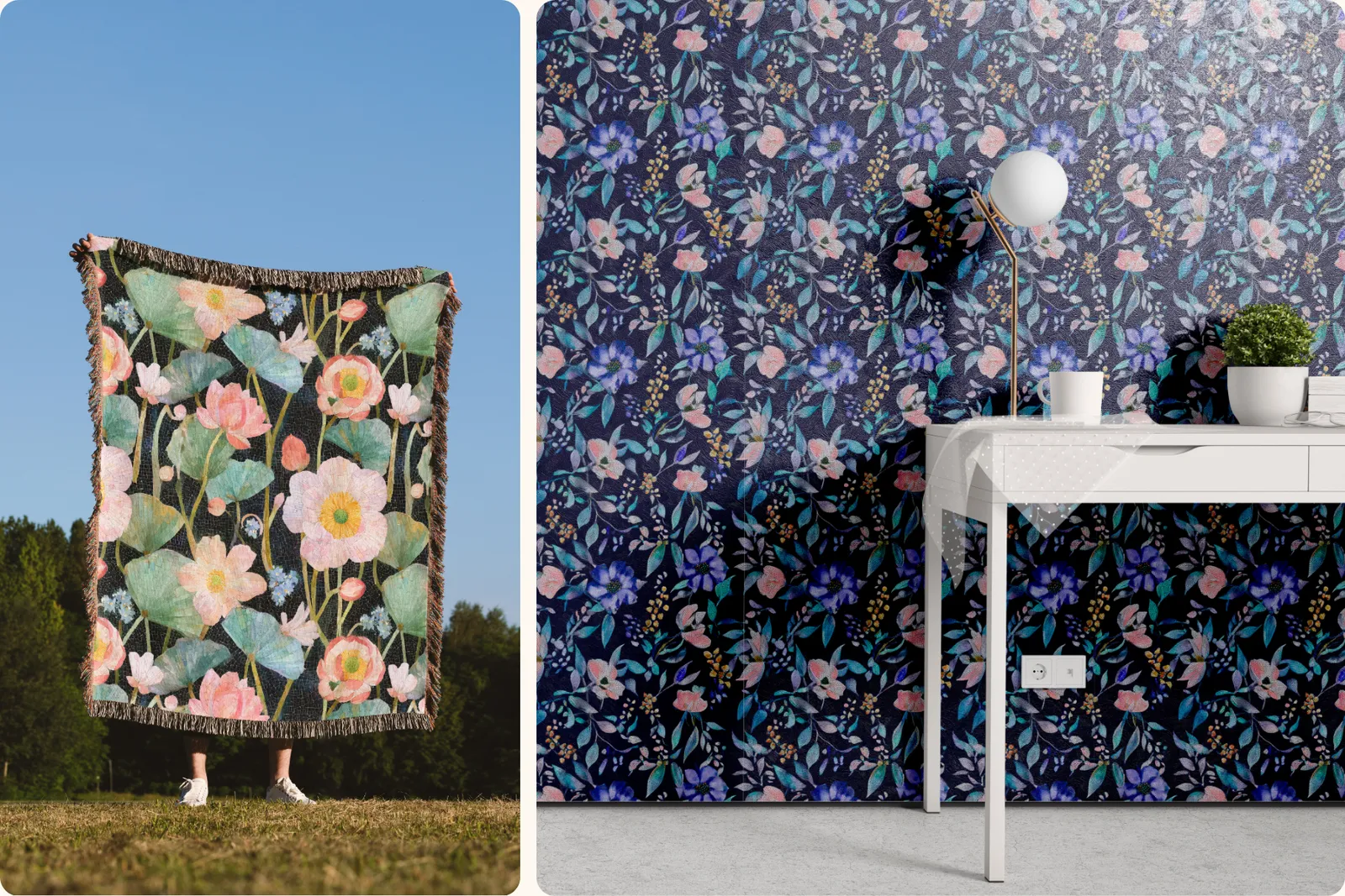 Mosaic Flowers: A curated collection of 20 original mosaic flowers seamless patterns. - 15