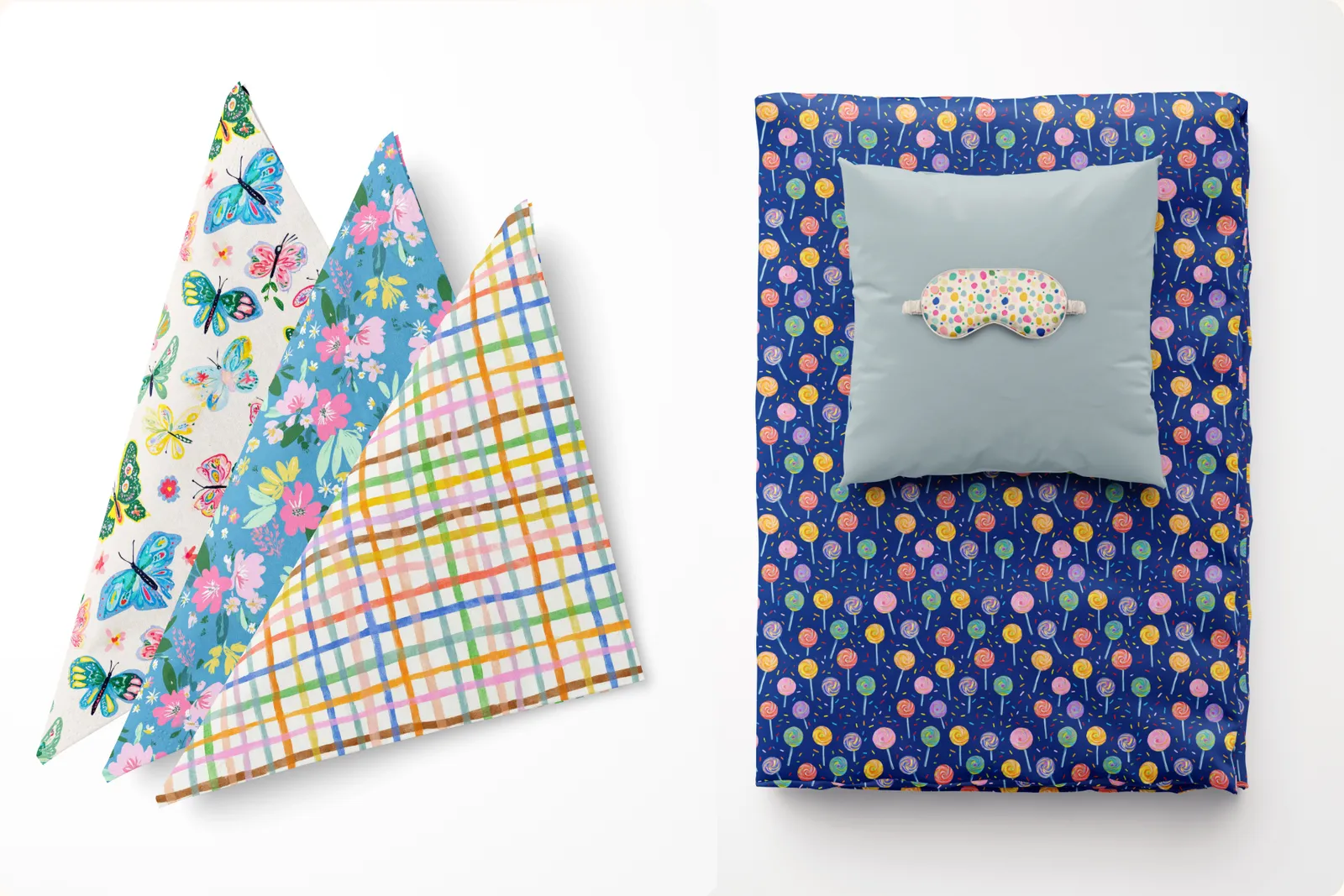 Kids Playful Set: A curated collection of 40 original kids playful seamless patterns and 10 unique art prints. - 8