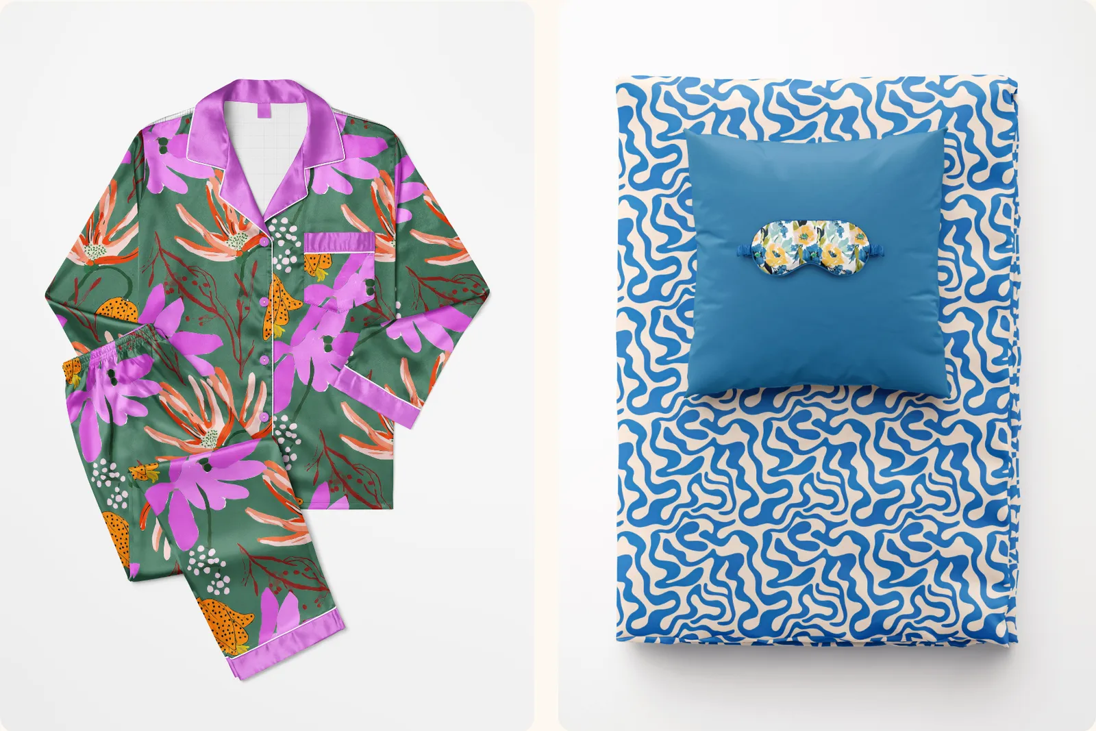 Funky Set: Fun and vibrant seamless patterns with bold, playful designs. - 8