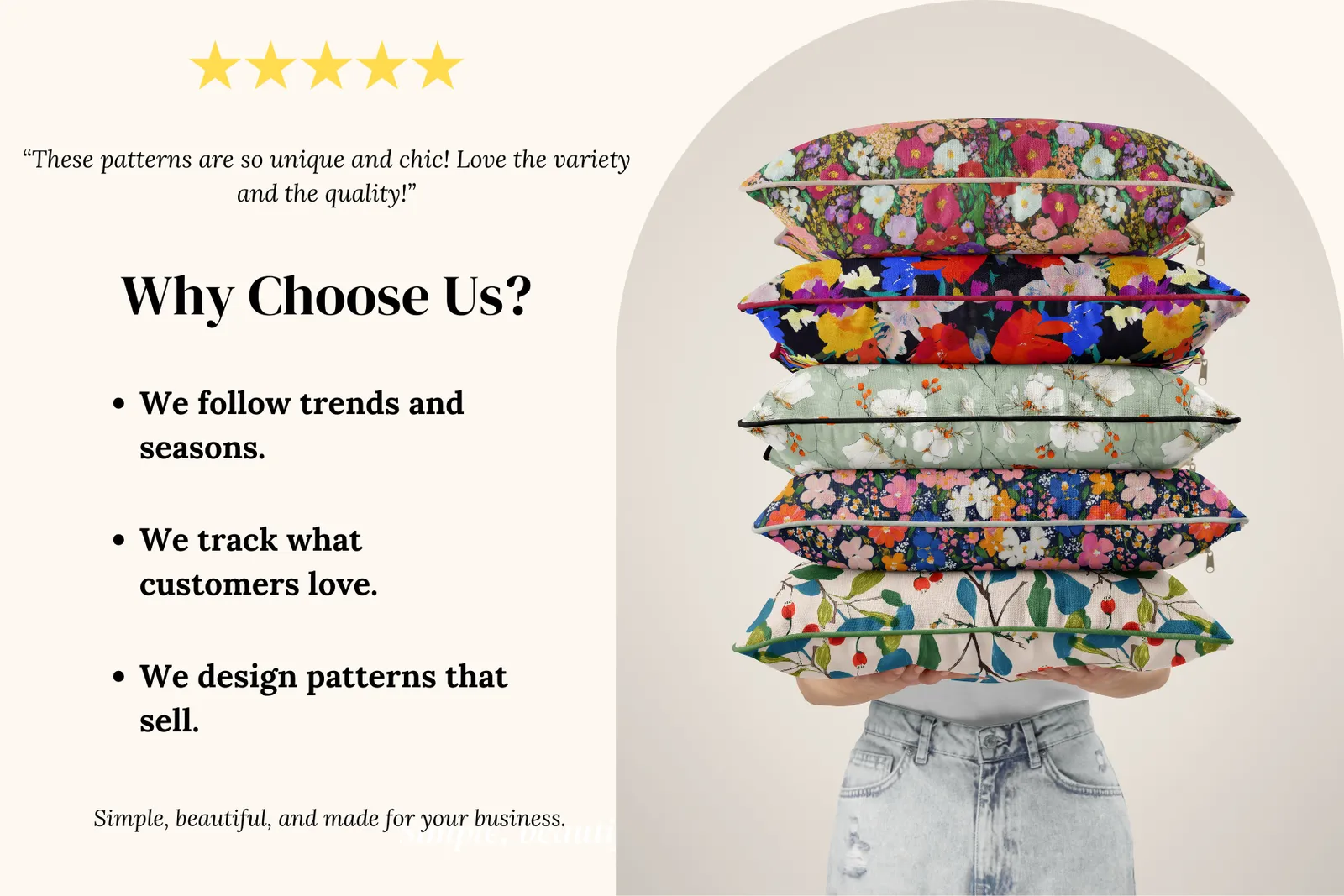 Clementine Floral Set: Beautiful floral patterns with elegant botanical designs. - 3