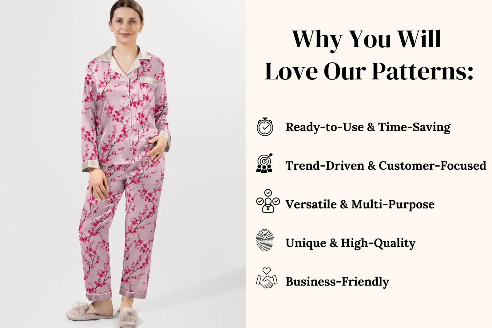 Clementine Floral Set: Beautiful floral patterns with elegant botanical designs. - 4