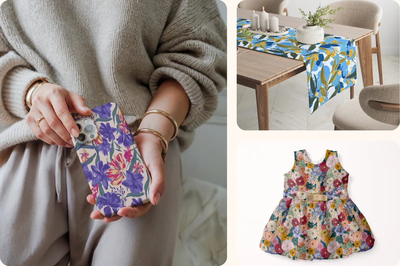 Clementine Floral Set: Beautiful floral patterns with elegant botanical designs. - 6