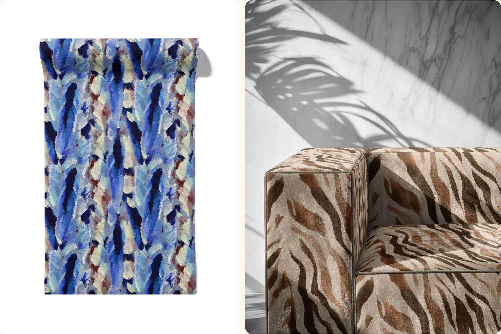 Animal Abstract Set - part 3: A bold collection of abstract animal-inspired seamless patterns with leopard, cheetah, snake, and deer prints. - 17