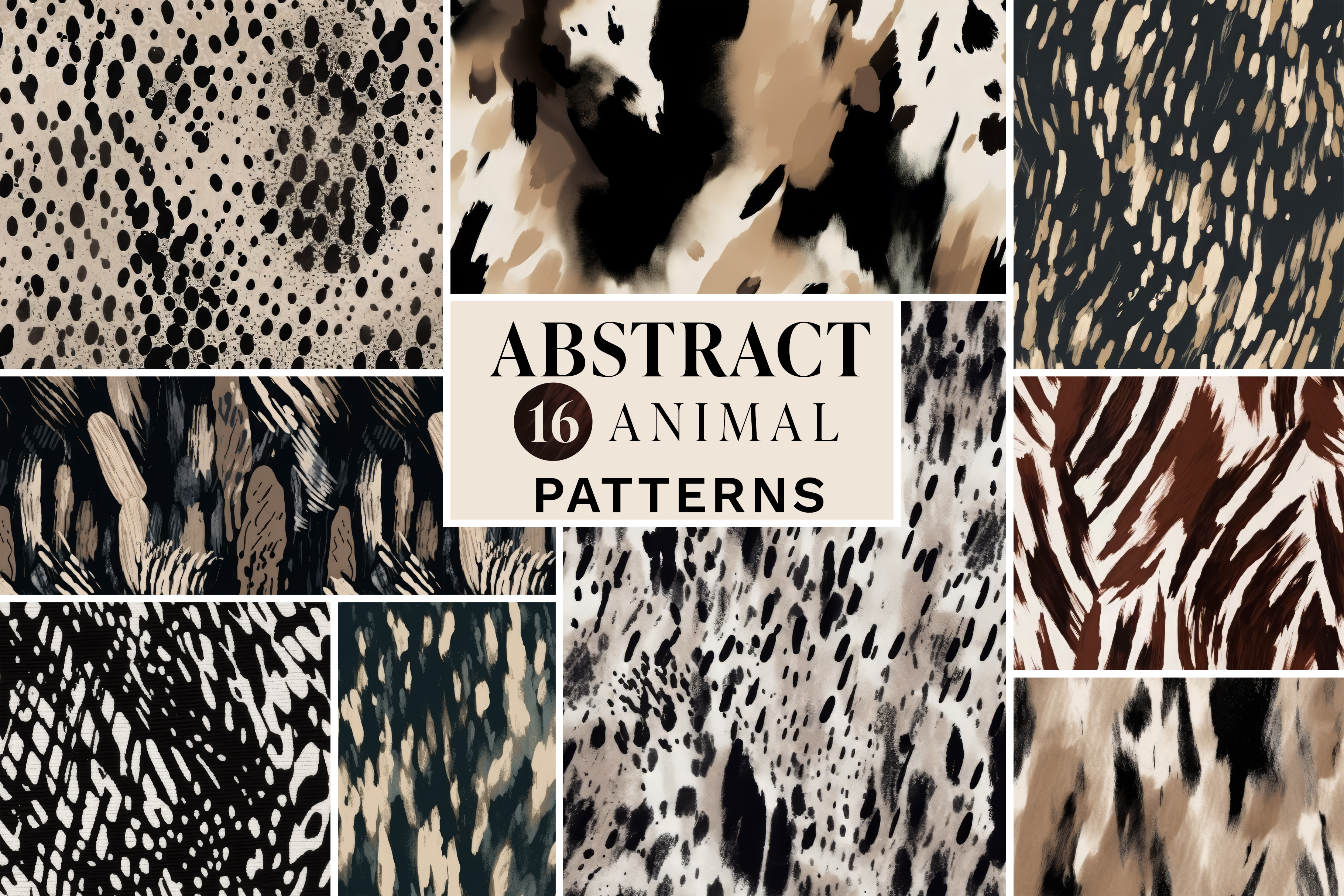 Animal Abstract Set - part 2
