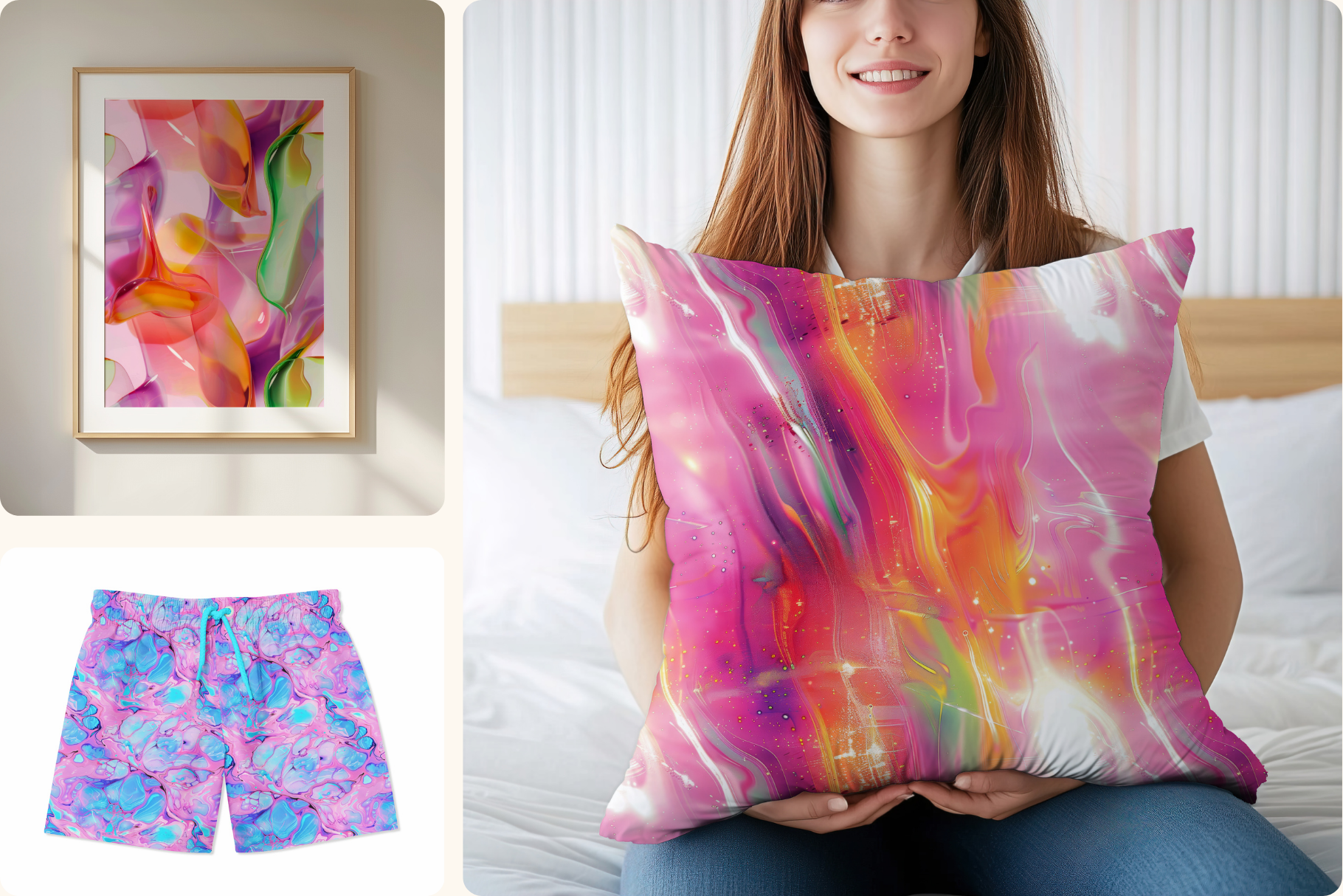 Liquid Ink Set: A curated collection of 8 original liquid ink set seamless patterns. - 11