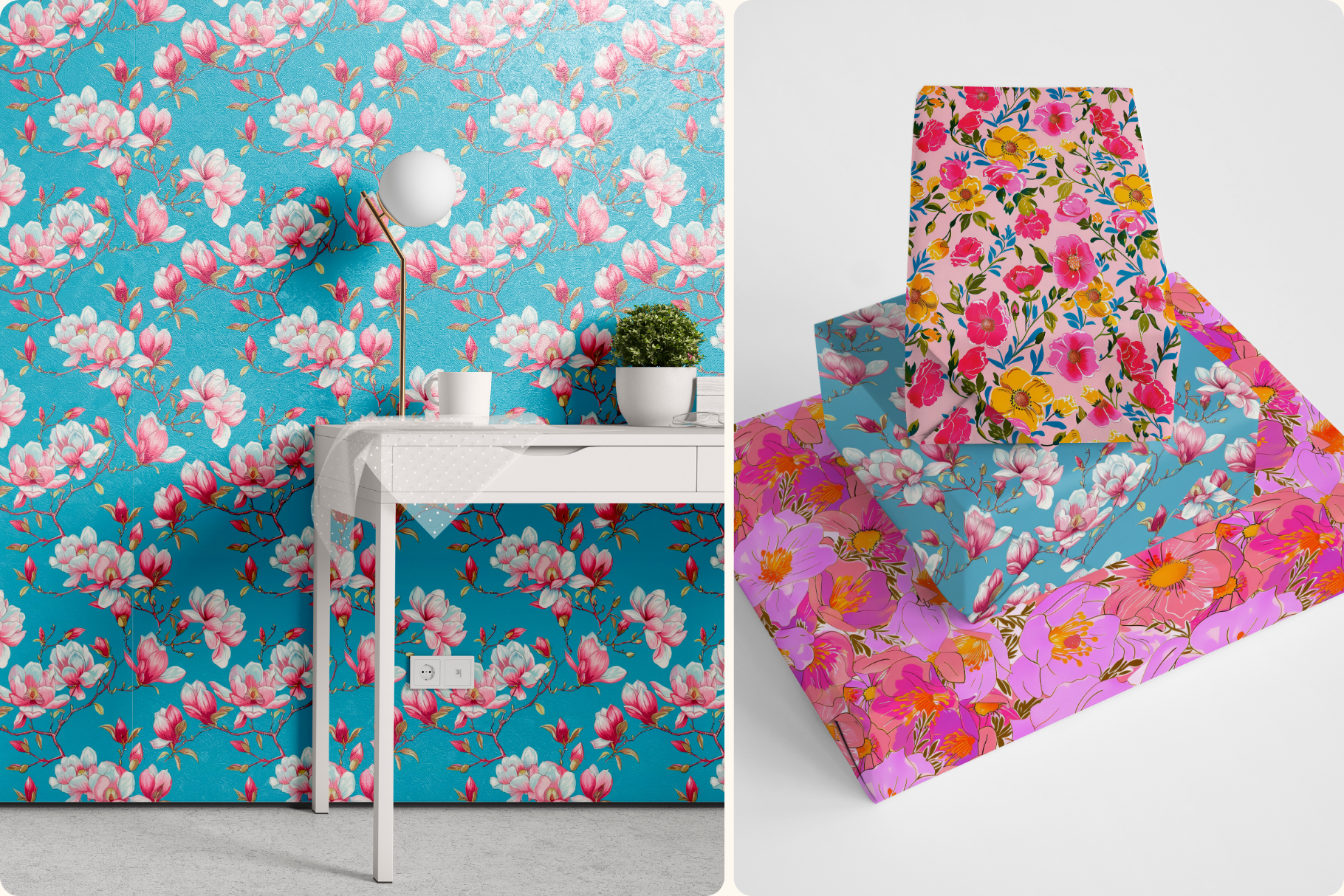 Flowers In Bloom Set: A curated collection of 6 original flowers in bloom set seamless patterns. - 10
