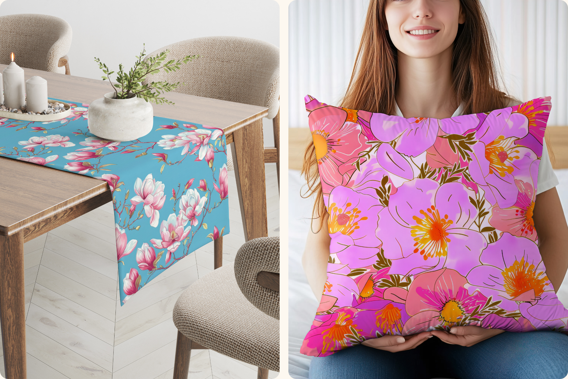 Flowers In Bloom Set: A curated collection of 6 original flowers in bloom set seamless patterns. - 12