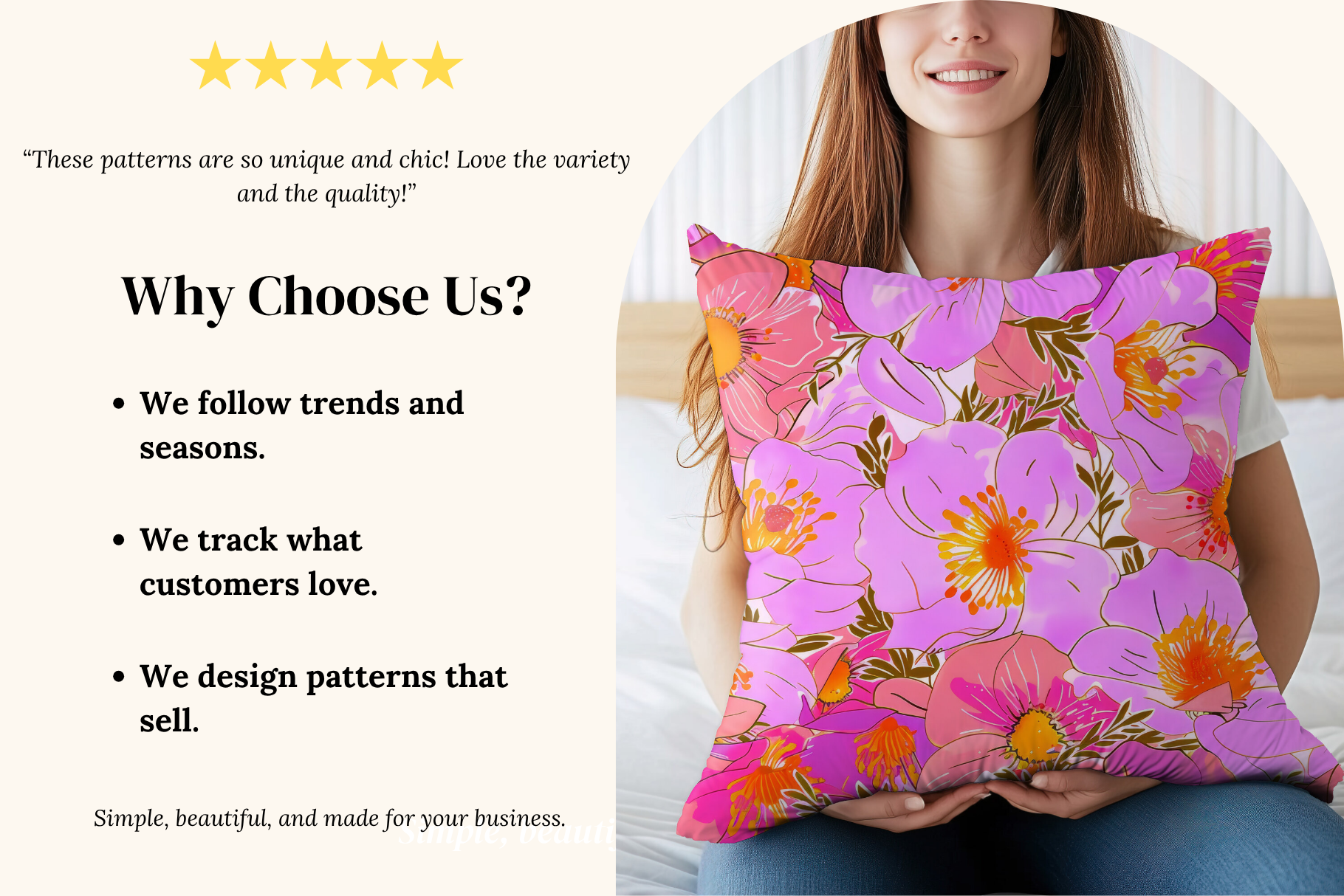Flowers In Bloom Set: A curated collection of 6 original flowers in bloom set seamless patterns. - 3