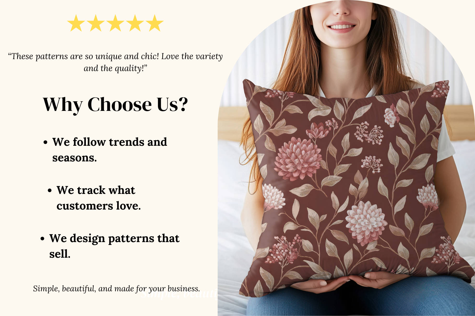 Ditsy Florals Mocha Mousse: A curated collection of 10 original ditsy florals mocha mousse seamless patterns. - 6