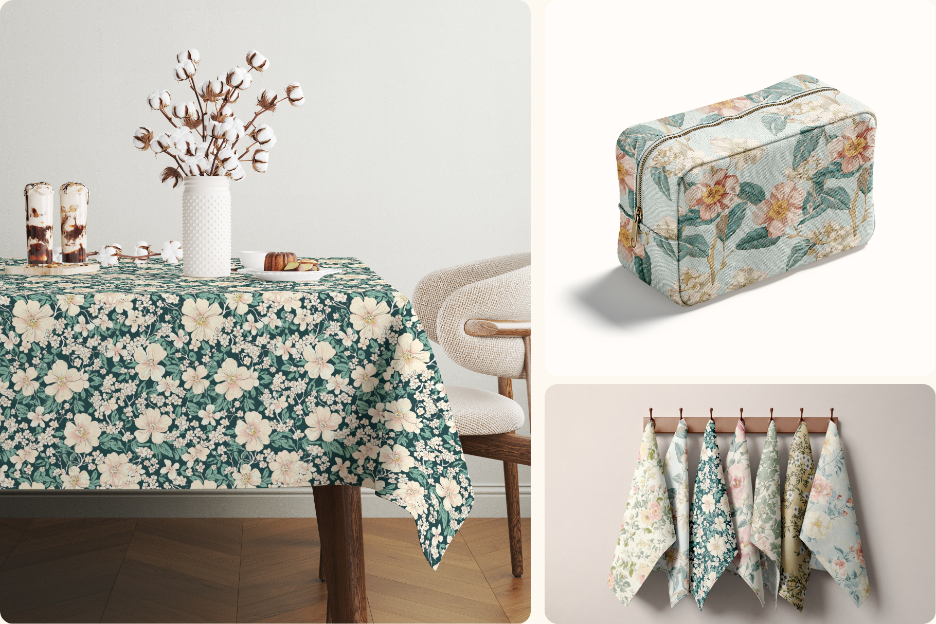 French Antique Patterns & Prints: A curated collection of 8 original french antique patterns & prints seamless patterns. - 10
