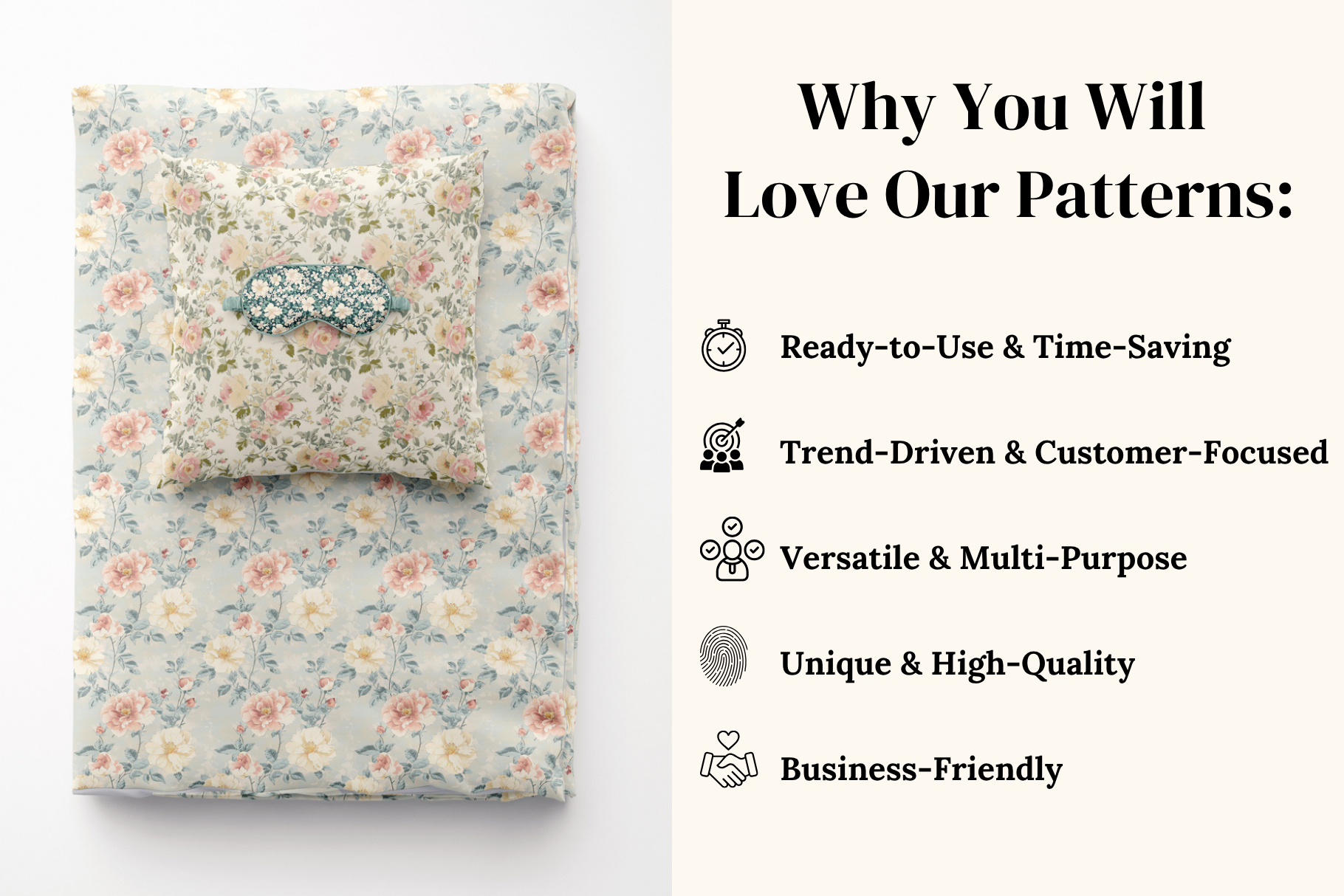 French Antique Patterns & Prints: A curated collection of 8 original french antique patterns & prints seamless patterns. - 4