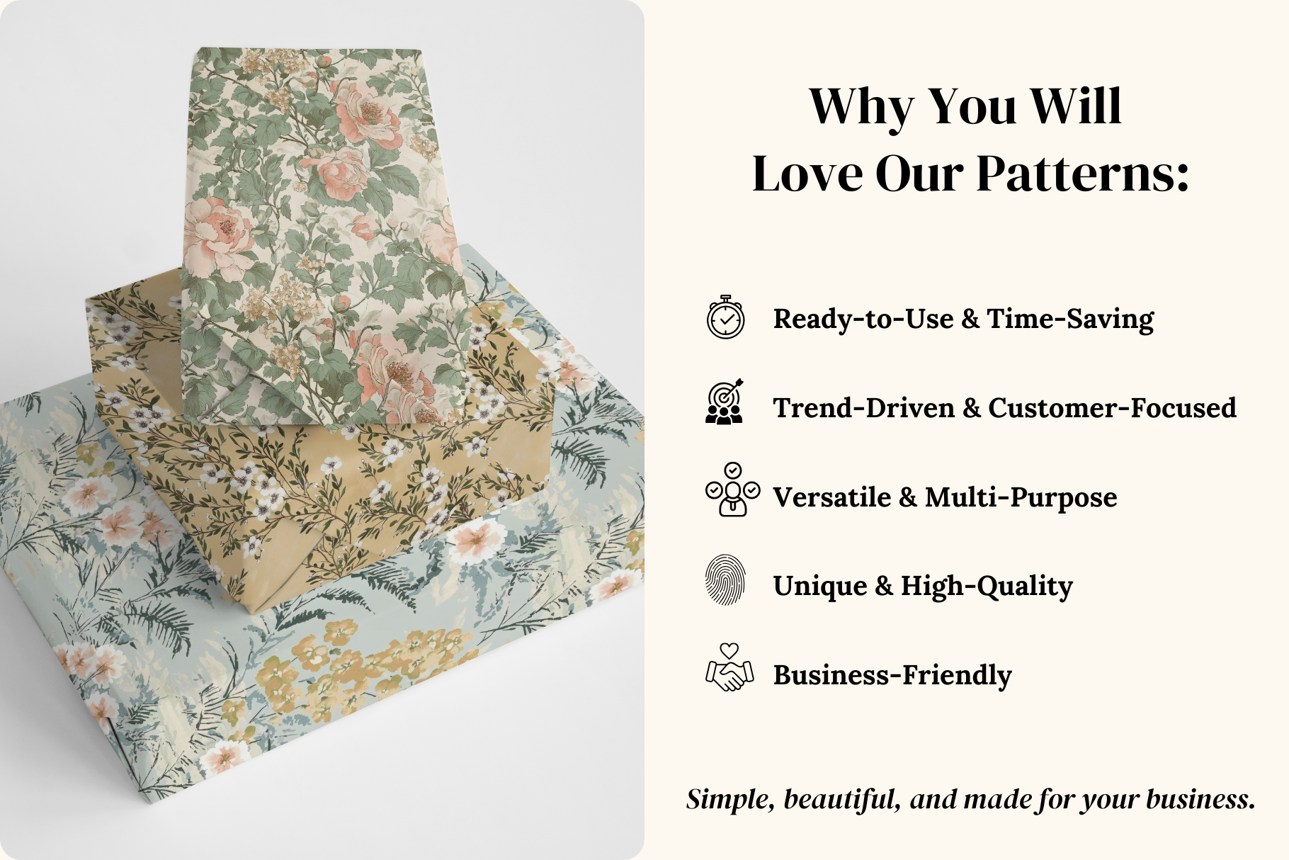 French Antique Patterns & Prints: A curated collection of 8 original french antique patterns & prints seamless patterns. - 7