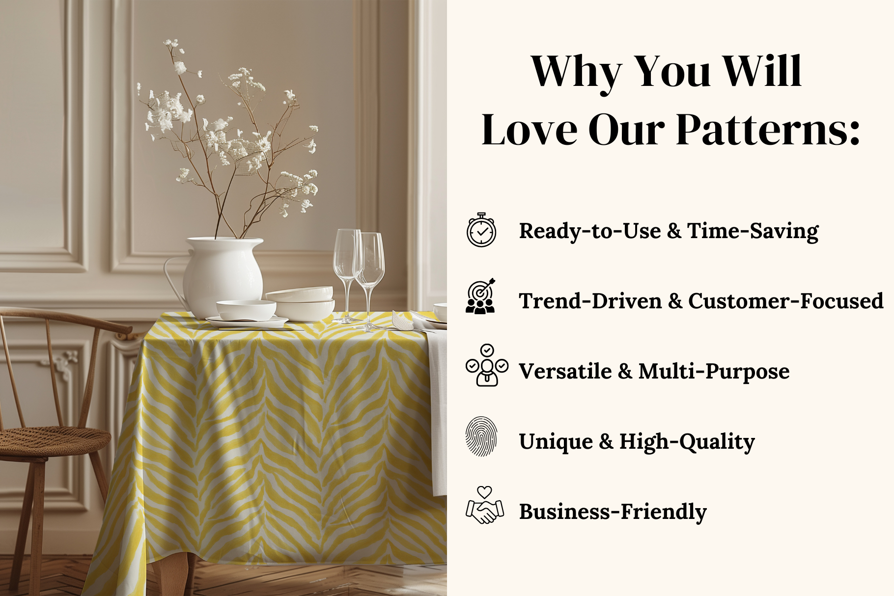 Butter Yellow Patterns: A curated collection of 30 original butter yellow patterns seamless patterns. - 4
