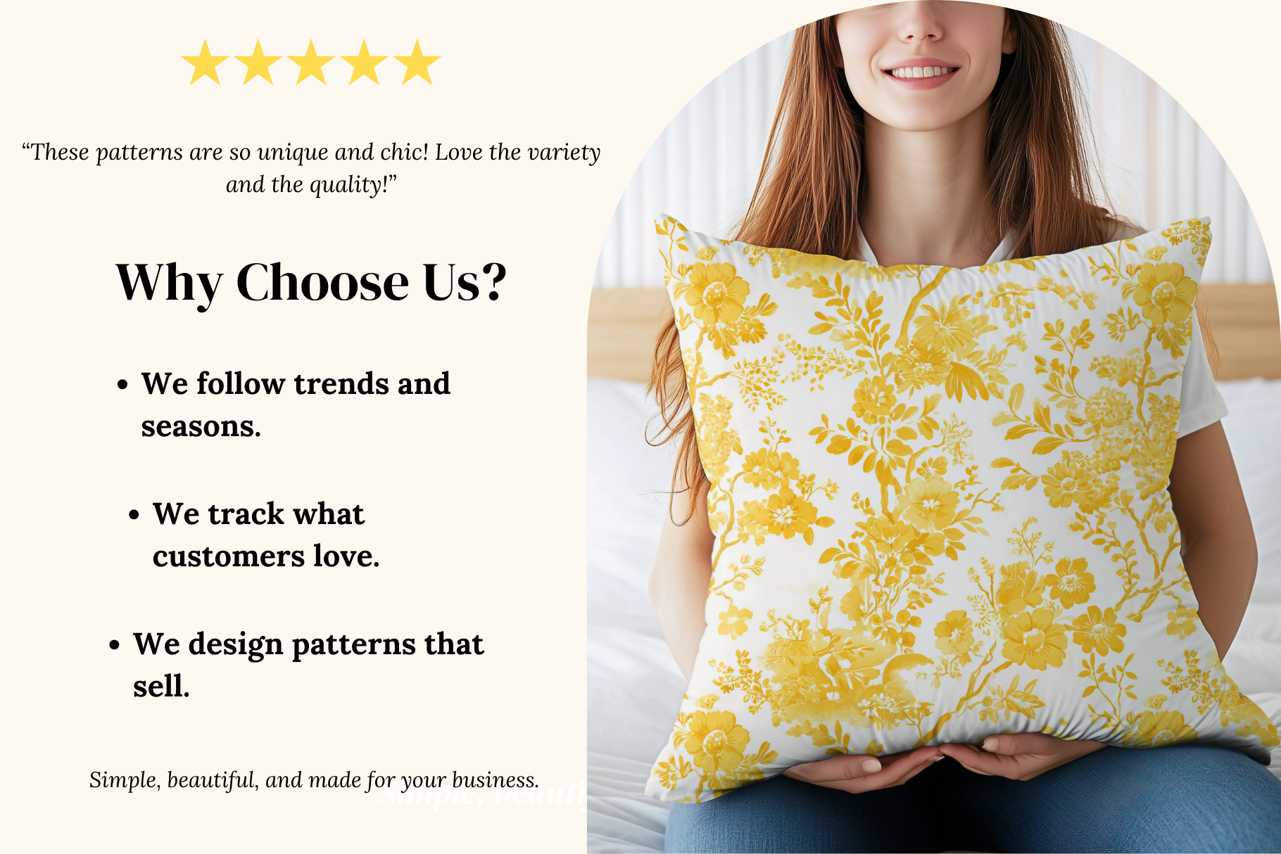 Butter Yellow Patterns: A curated collection of 30 original butter yellow patterns seamless patterns. - 6