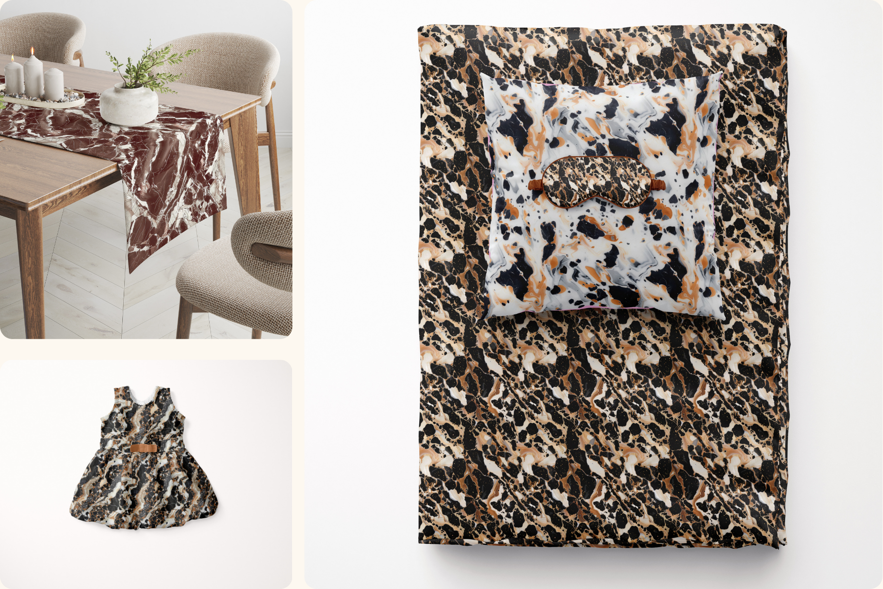 Marble Set: A curated collection of 8 original marble set seamless patterns. - 11
