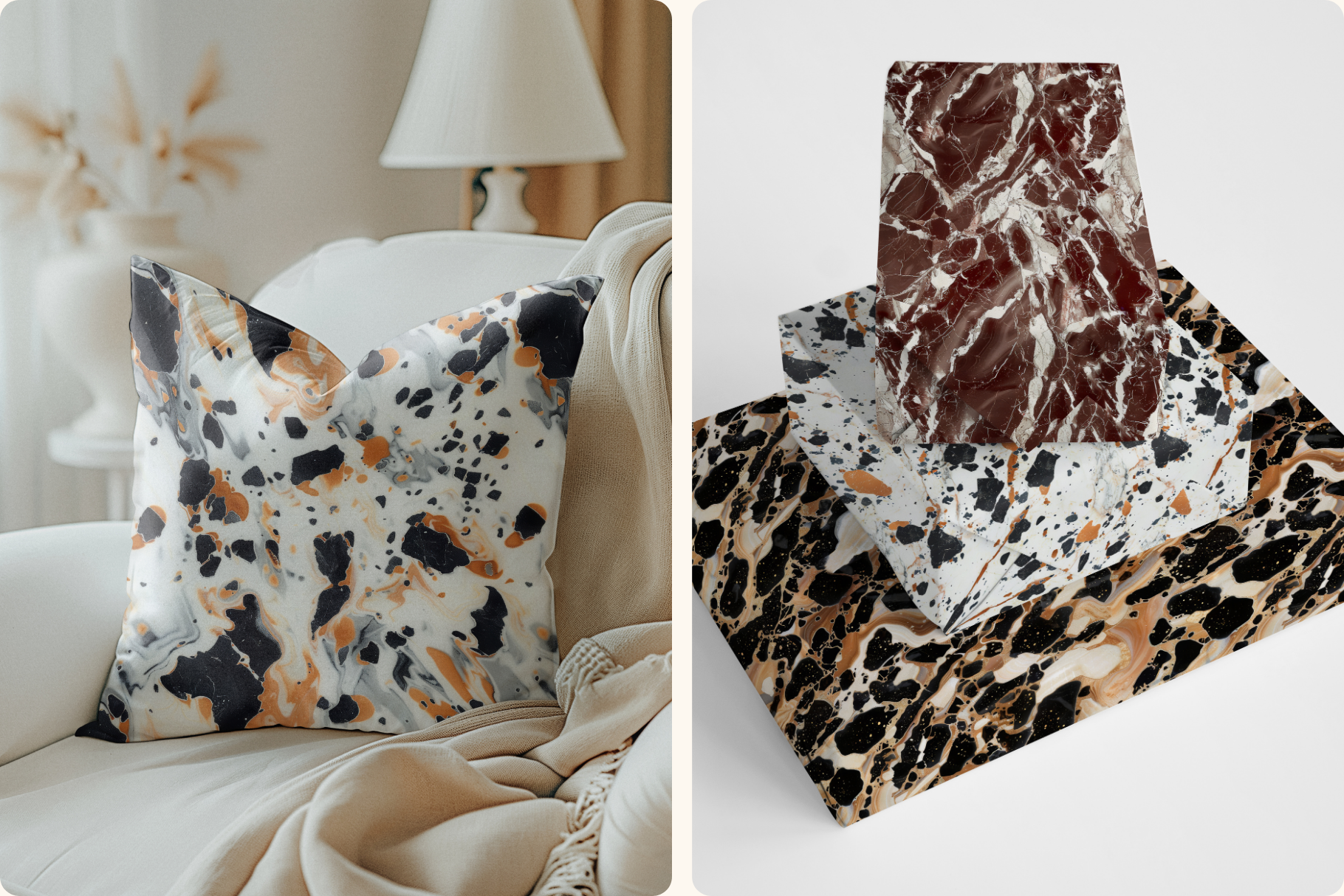 Marble Set: A curated collection of 8 original marble set seamless patterns. - 9