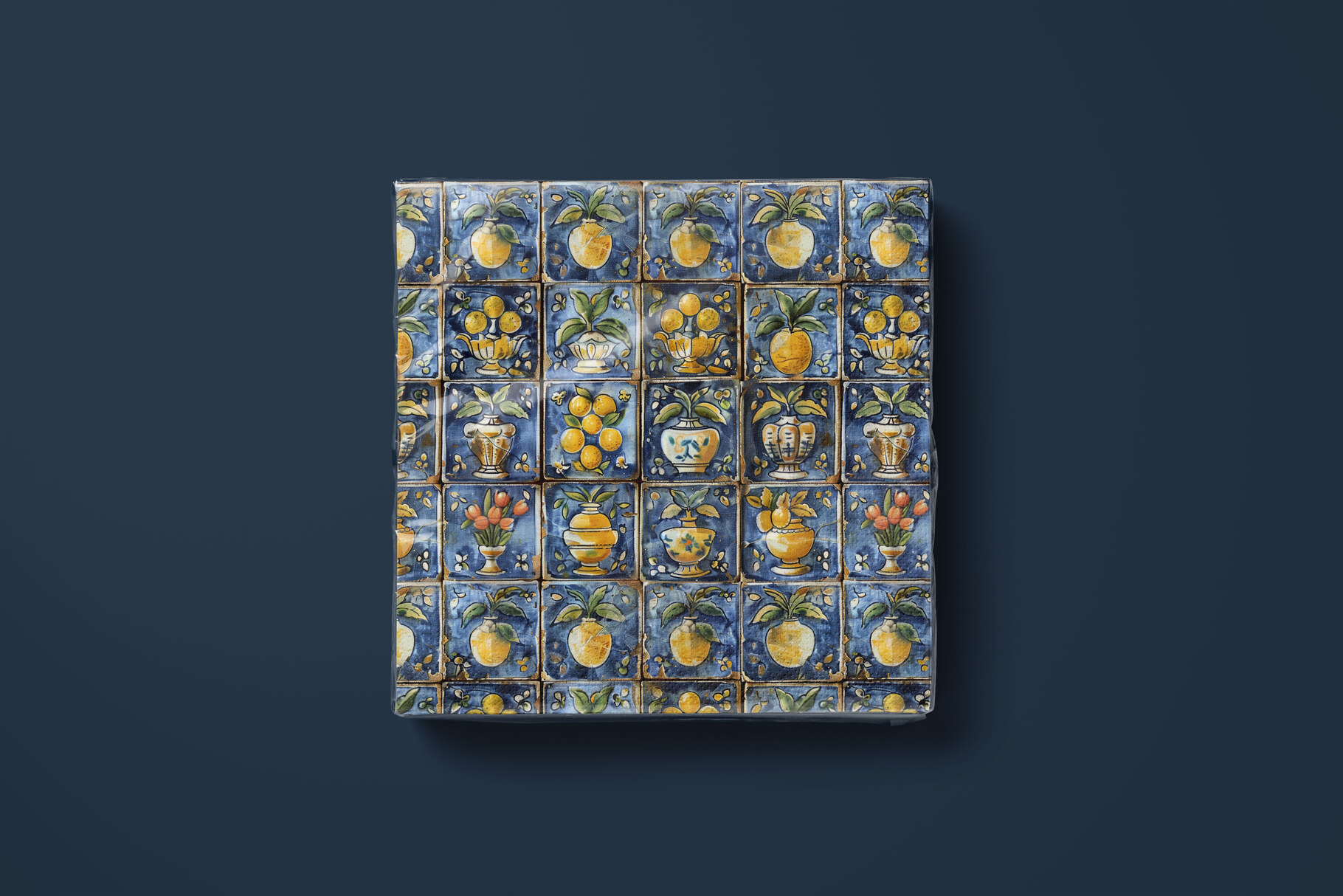 Vintage Tile Osman Set: A curated collection of 12 original vintage tile osman set seamless patterns. - 13