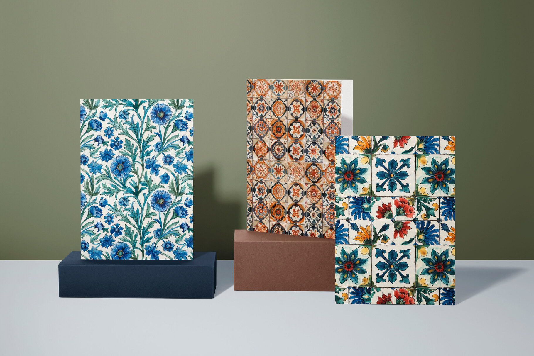 Vintage Tile Osman Set: A curated collection of 12 original vintage tile osman set seamless patterns. - 14