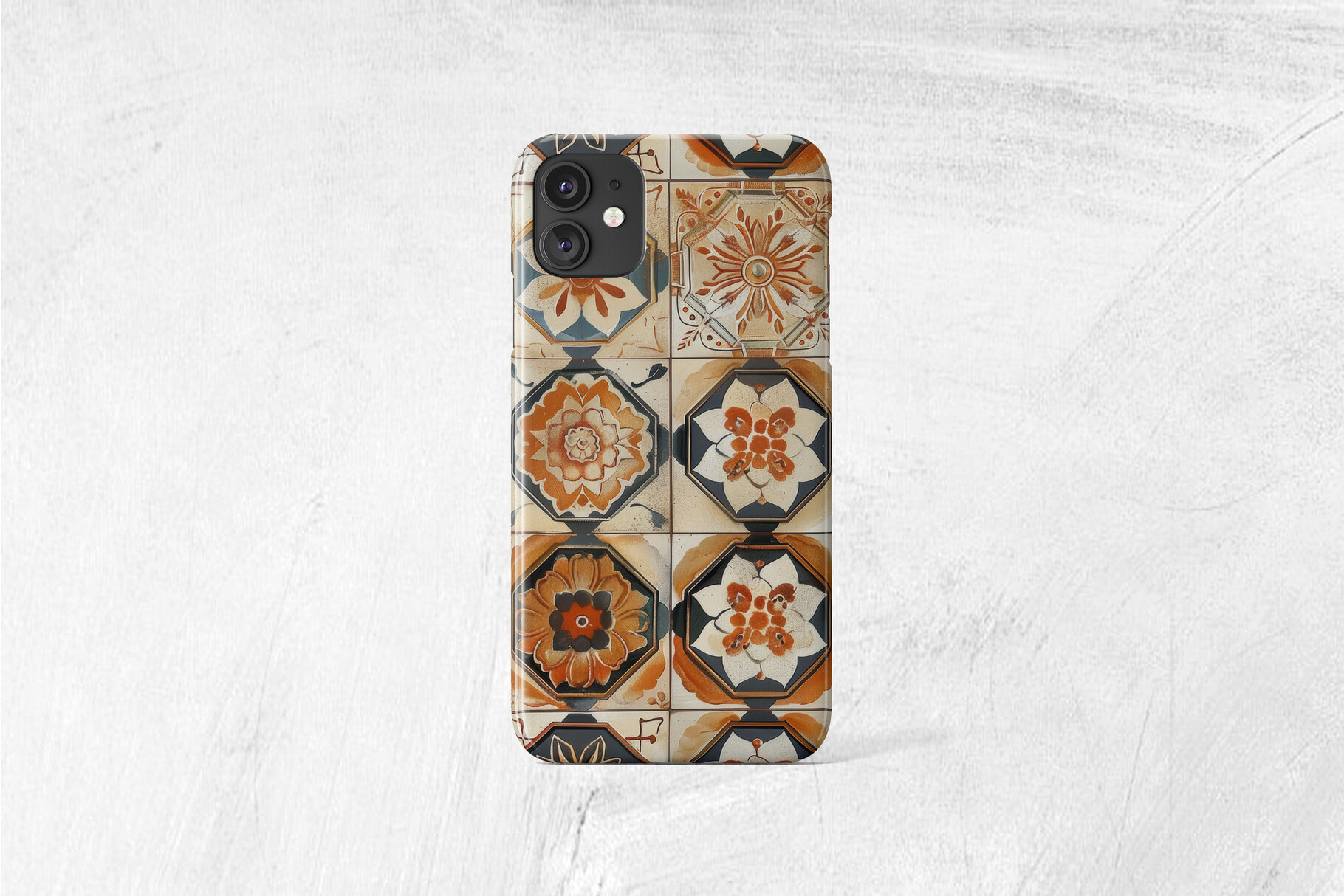 Vintage Tile Osman Set: A curated collection of 12 original vintage tile osman set seamless patterns. - 17