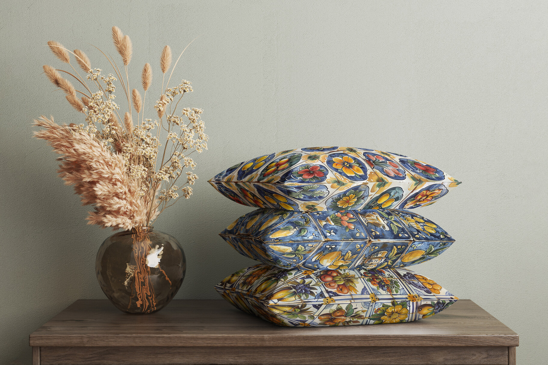 Vintage Tile Osman Set: A curated collection of 12 original vintage tile osman set seamless patterns. - 7