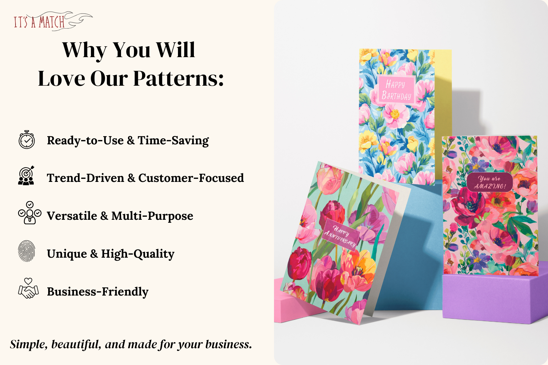 Spring Blooming Flowers: A curated collection of 8 original spring blooming flowers seamless patterns. - 7