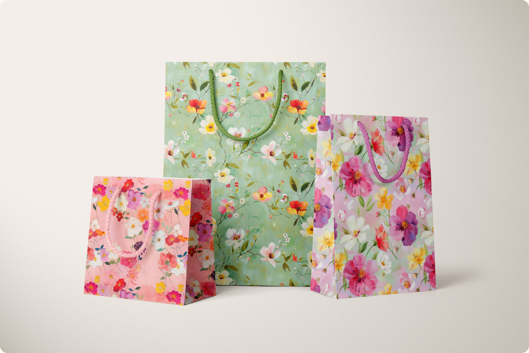 Blooming Joy Set: A curated collection of 8 original blooming joy set seamless patterns. - 10