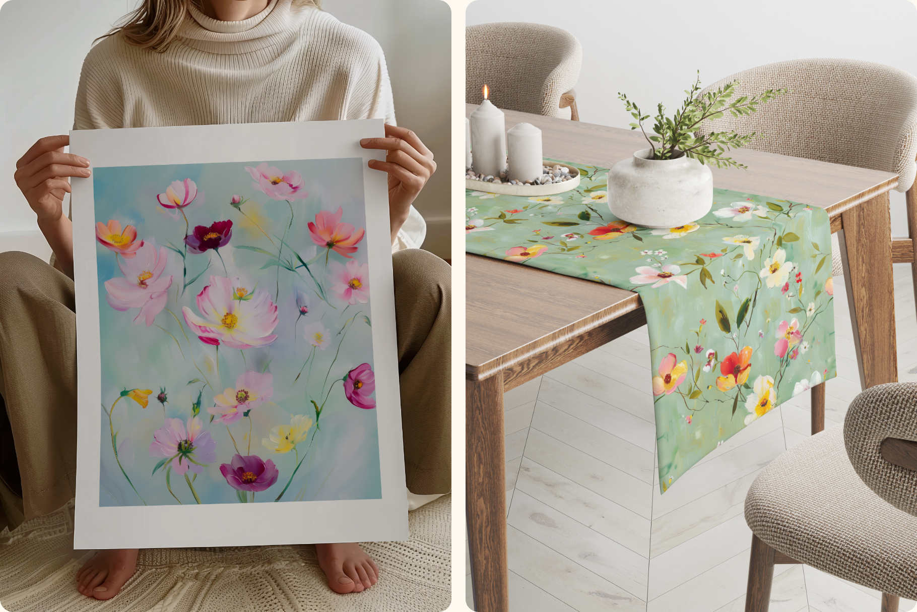 Blooming Joy Set: A curated collection of 8 original blooming joy set seamless patterns. - 11