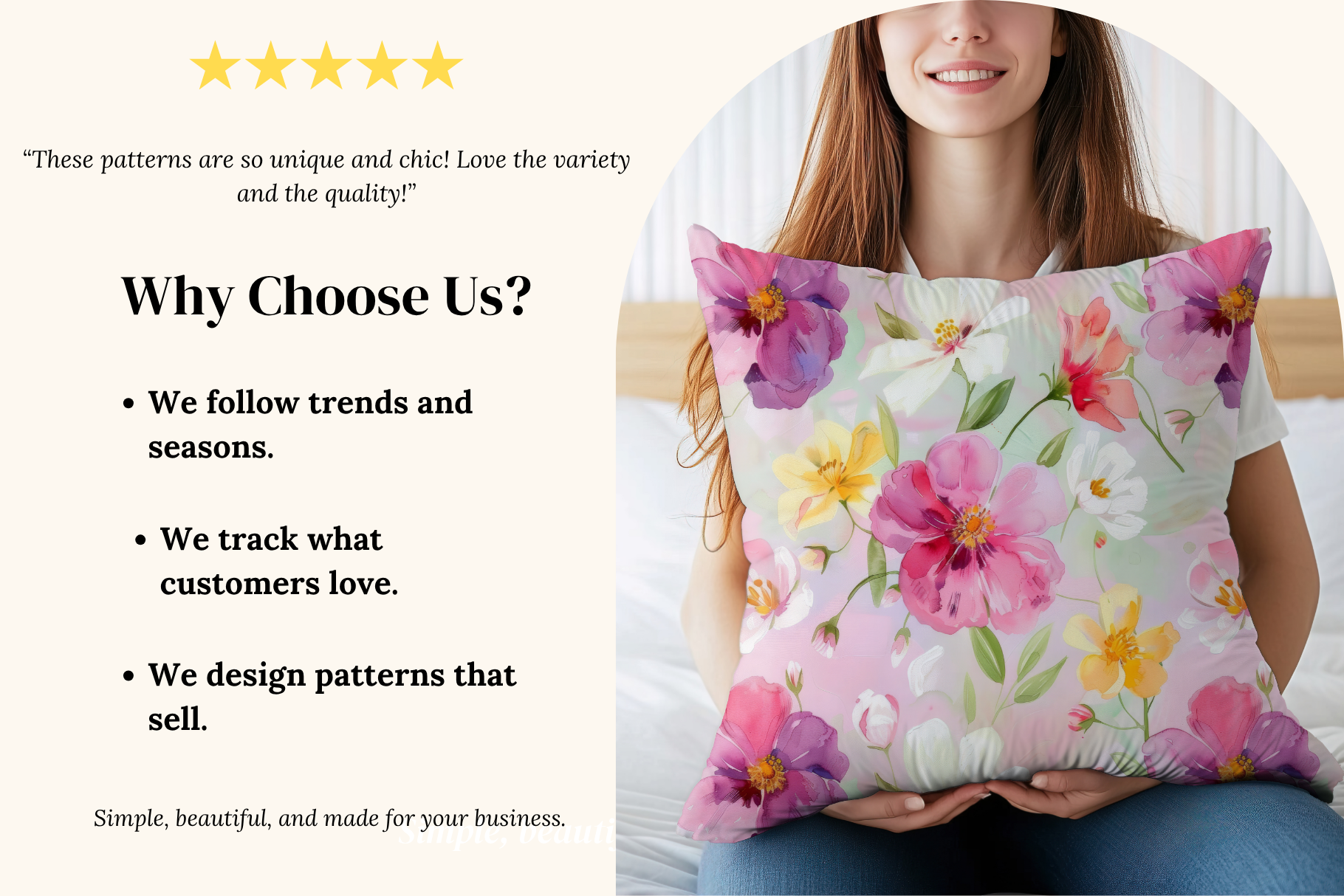 Blooming Joy Set: A curated collection of 8 original blooming joy set seamless patterns. - 3