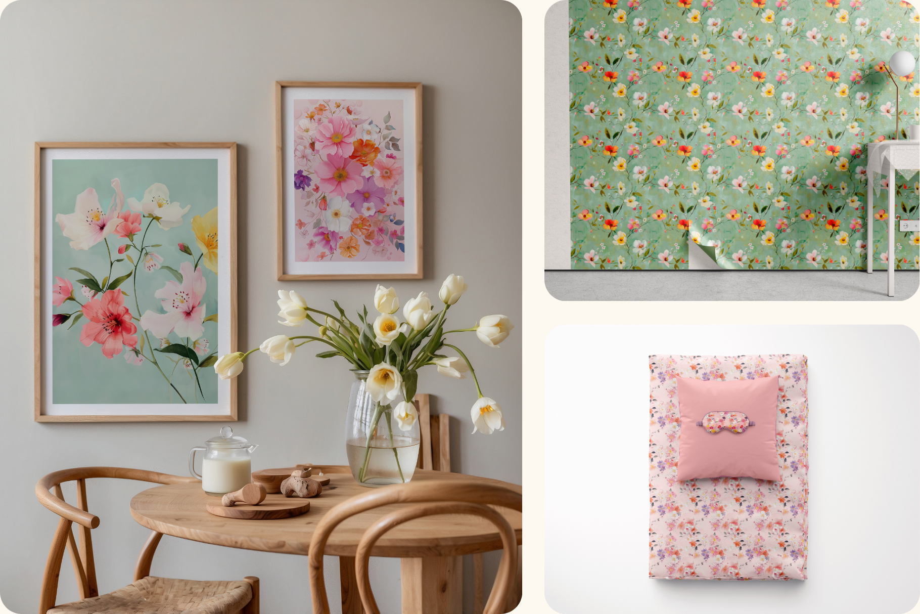 Blooming Joy Set: A curated collection of 8 original blooming joy set seamless patterns. - 6