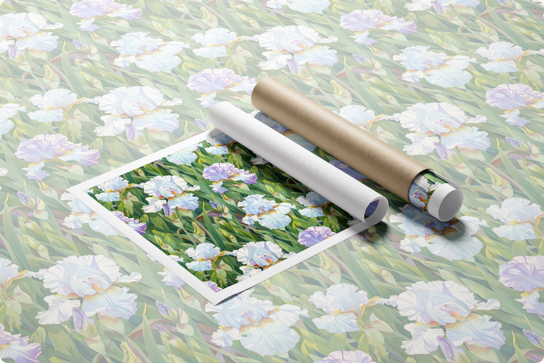 Dreamy Garden Set: A curated collection of 14 original dreamy garden set seamless patterns. - 12