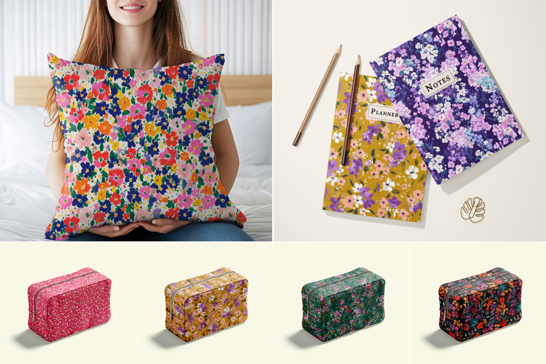Odile Ditsy Florals: A curated collection of 11 original odile ditsy florals seamless patterns. - 5