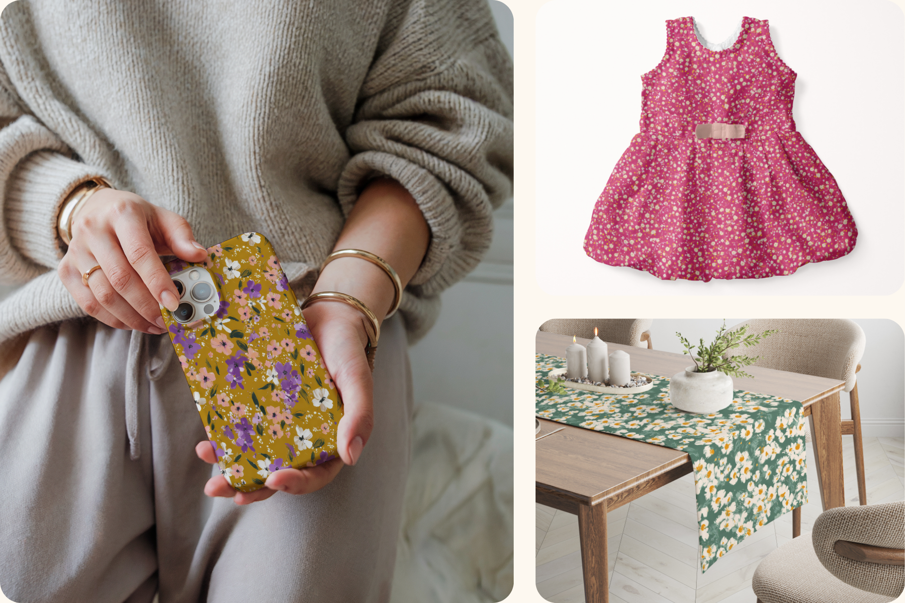 Odile Ditsy Florals: A curated collection of 11 original odile ditsy florals seamless patterns. - 6