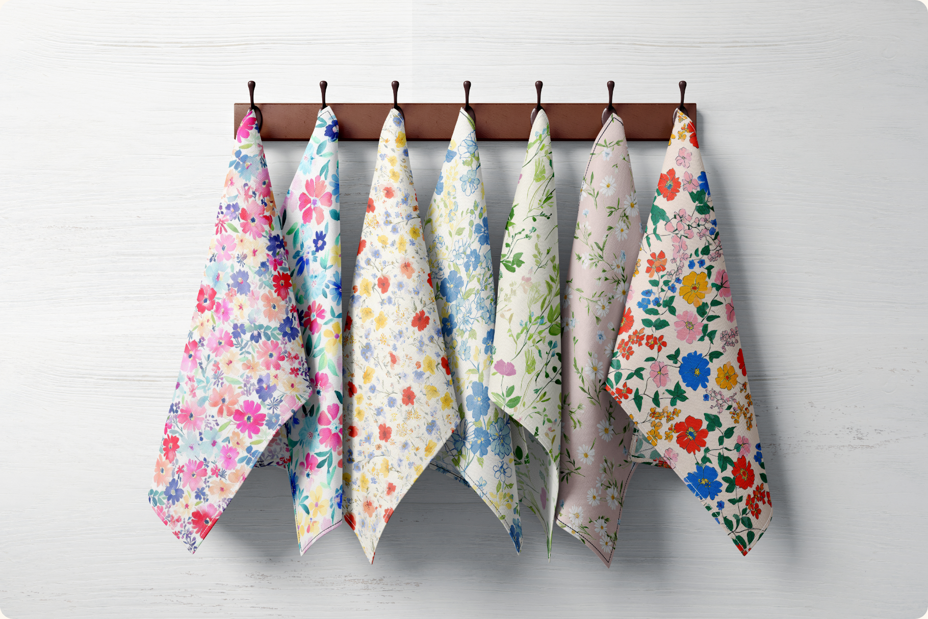 Sunday Picnic Ditsy Florals: A curated collection of 8 original sunday picnic ditsy florals seamless patterns. - image 13