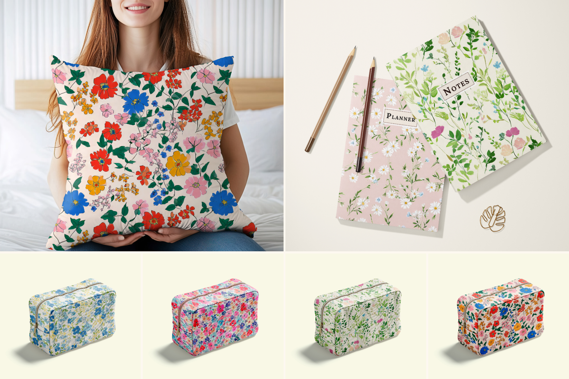 Sunday Picnic Ditsy Florals: A curated collection of 8 original sunday picnic ditsy florals seamless patterns. - image 5