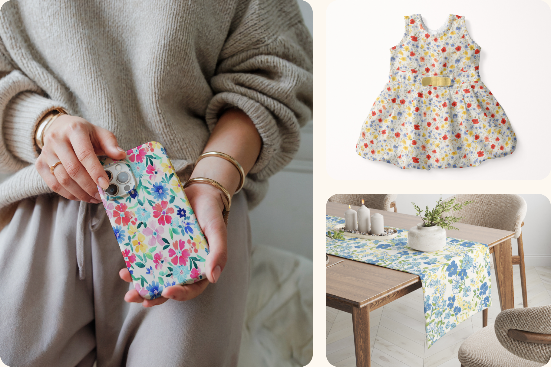 Sunday Picnic Ditsy Florals: A curated collection of 8 original sunday picnic ditsy florals seamless patterns. - image 6