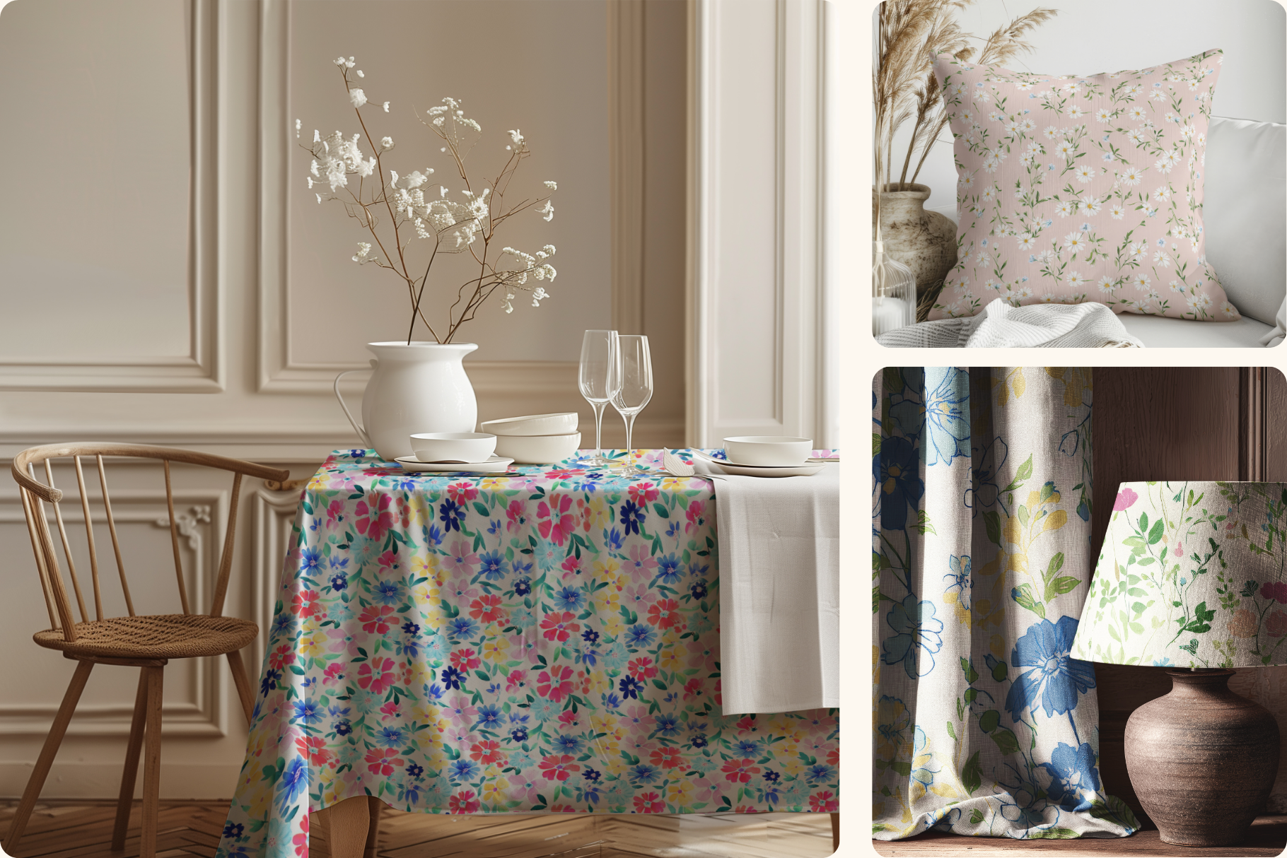 Sunday Picnic Ditsy Florals: A curated collection of 8 original sunday picnic ditsy florals seamless patterns. - image 7