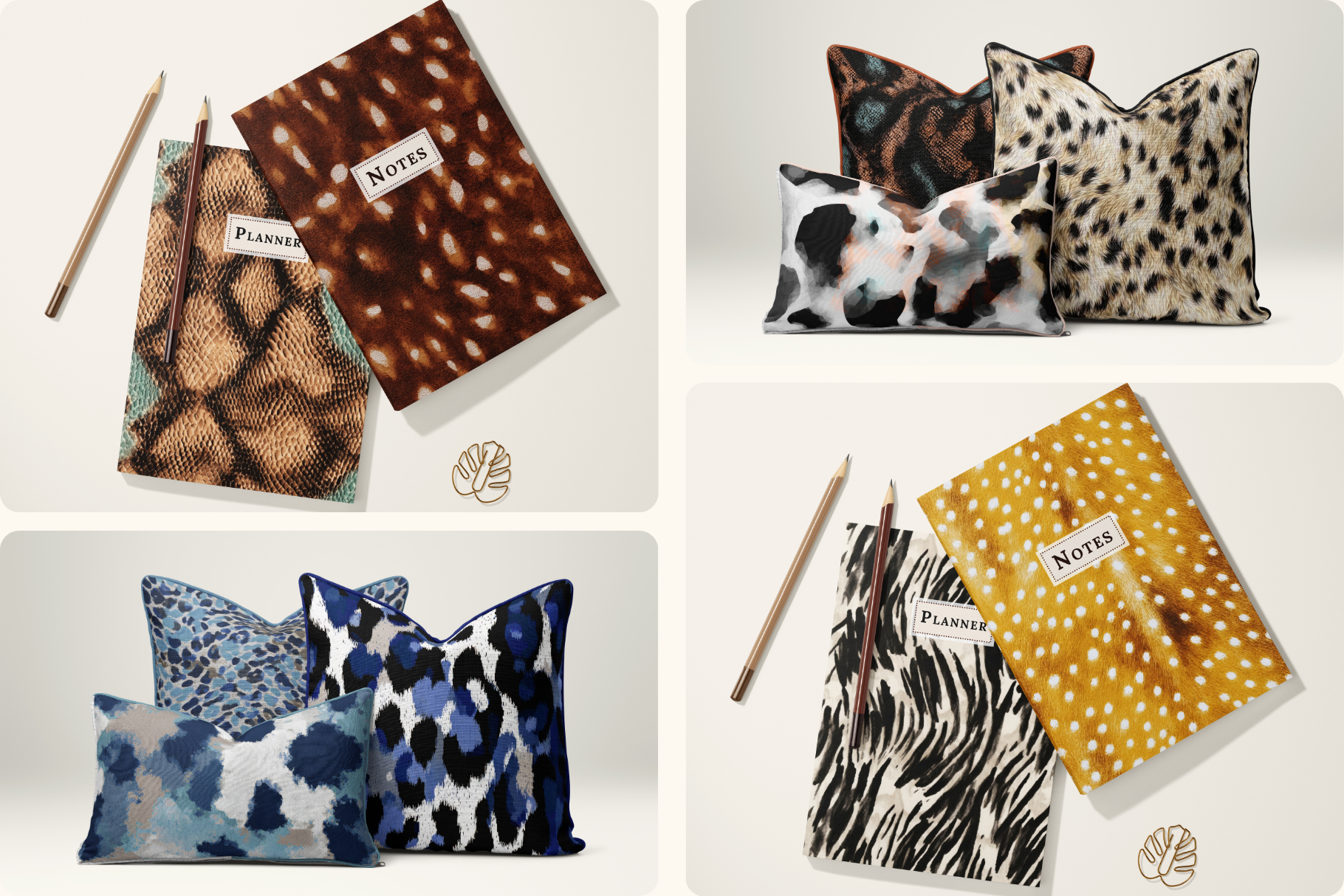 Animal Abstract Patterns - part 2: A curated collection of 35 original animal abstract patterns - part 2 seamless patterns. - image 11