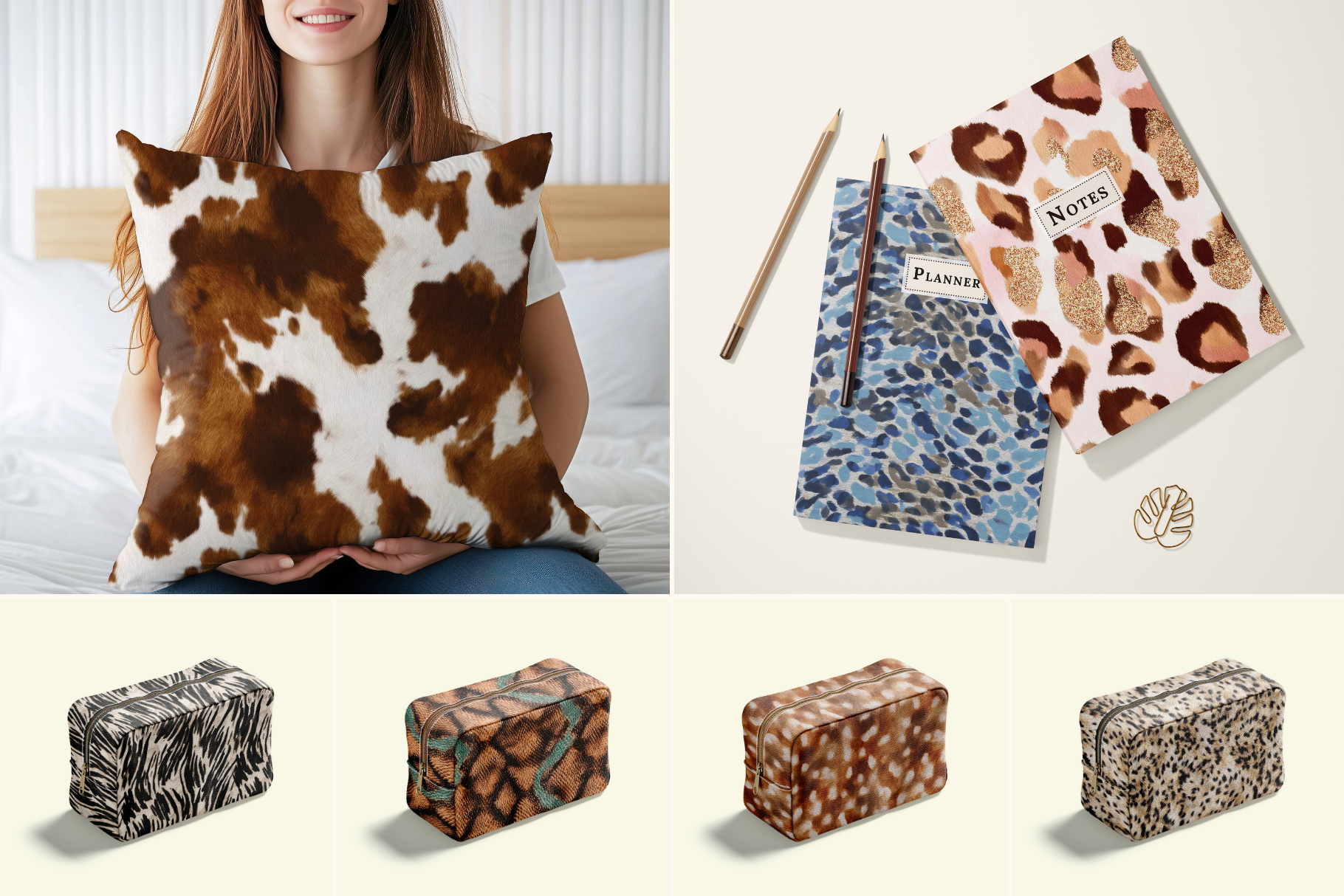 Animal Abstract Patterns - part 2: A curated collection of 35 original animal abstract patterns - part 2 seamless patterns. - image 5