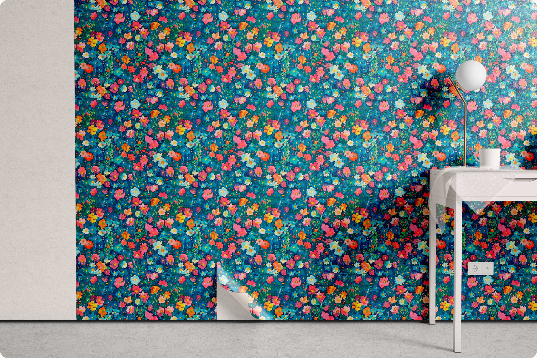 Confetti Meadow Painted Florals: Confetti Meadow is a set of 10 densely packed painted floral seamless patterns. - image 7