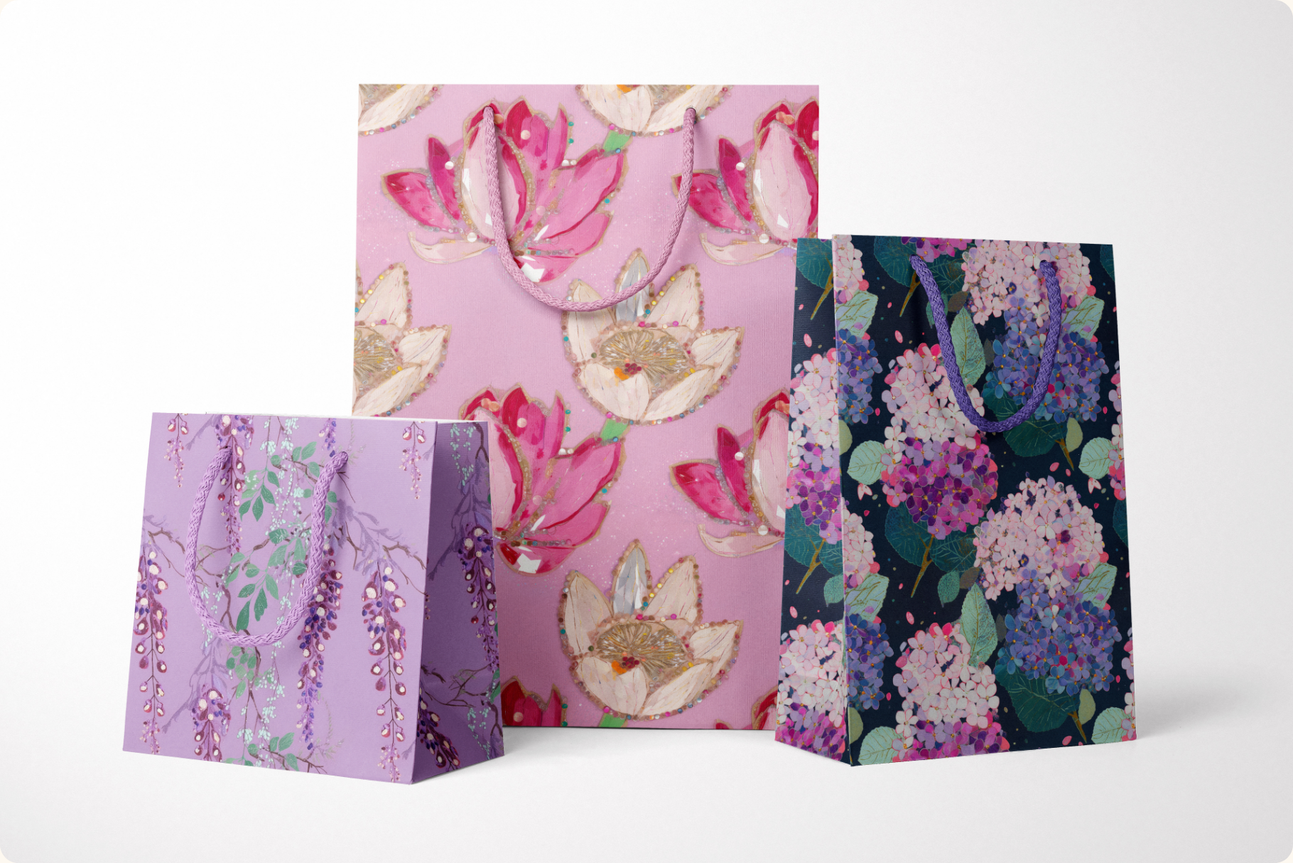 Gilded Petal Jeweled Florals: Gilded Petal is a set of 11 jeweled floral seamless patterns. - image 16