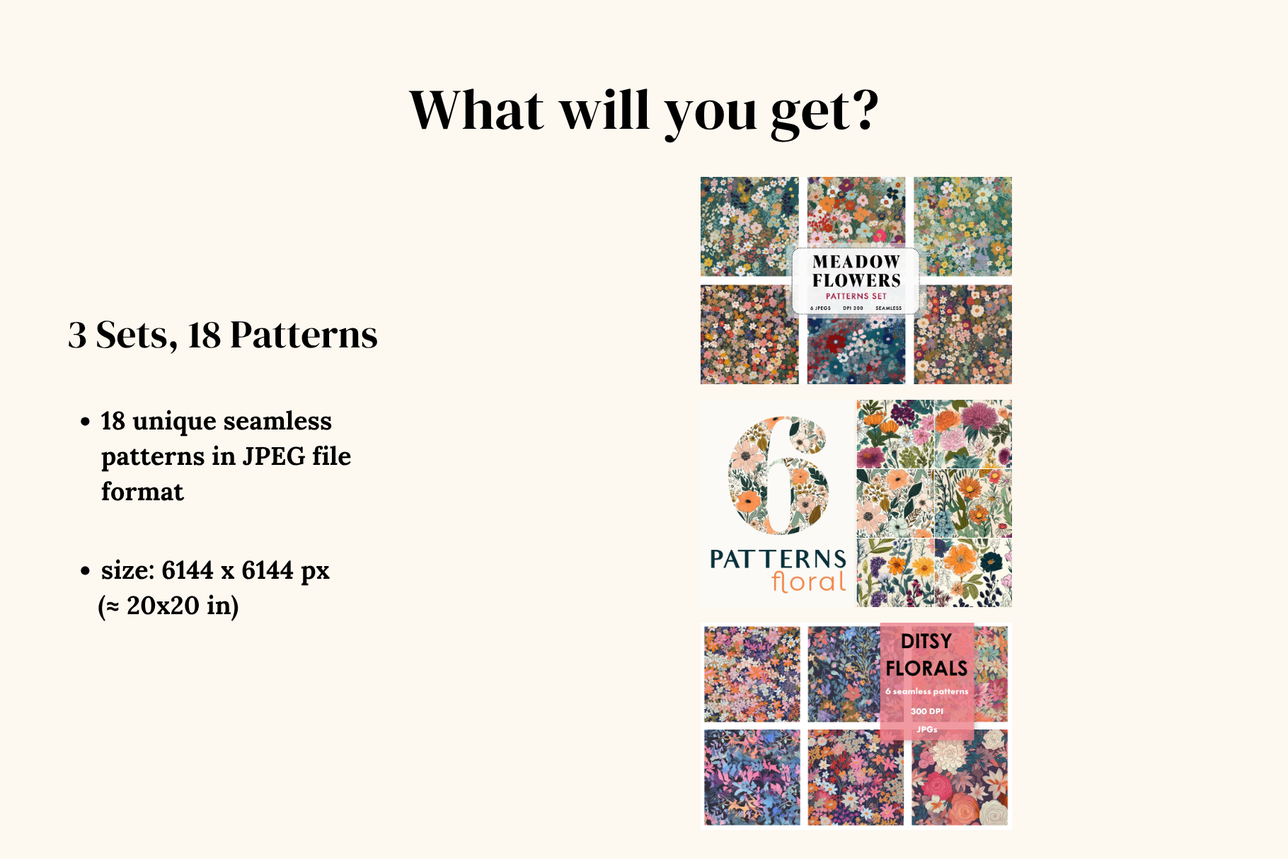 Bestseller Florals Vol. 1 Bundle: Three of our best-selling floral sets, together in one bundle. - image 2