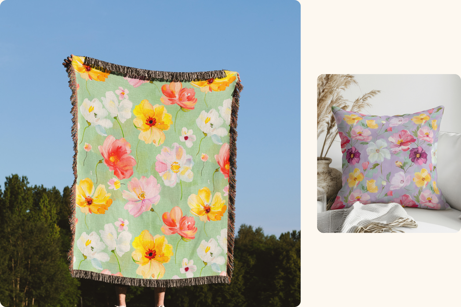 Sundress Season Painterly Florals: A curated collection of 50 original sundress season painterly florals seamless patterns. - image 7