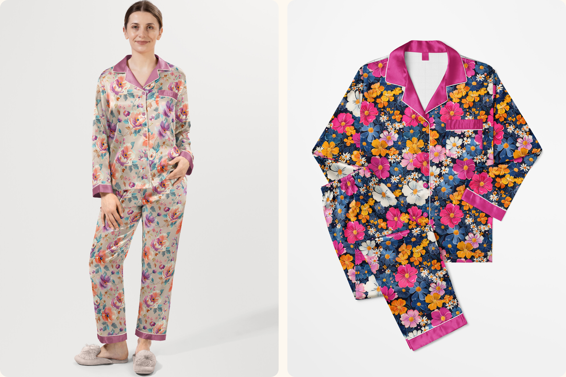 Sundress Season Painterly Florals: A curated collection of 50 original sundress season painterly florals seamless patterns. - image 9