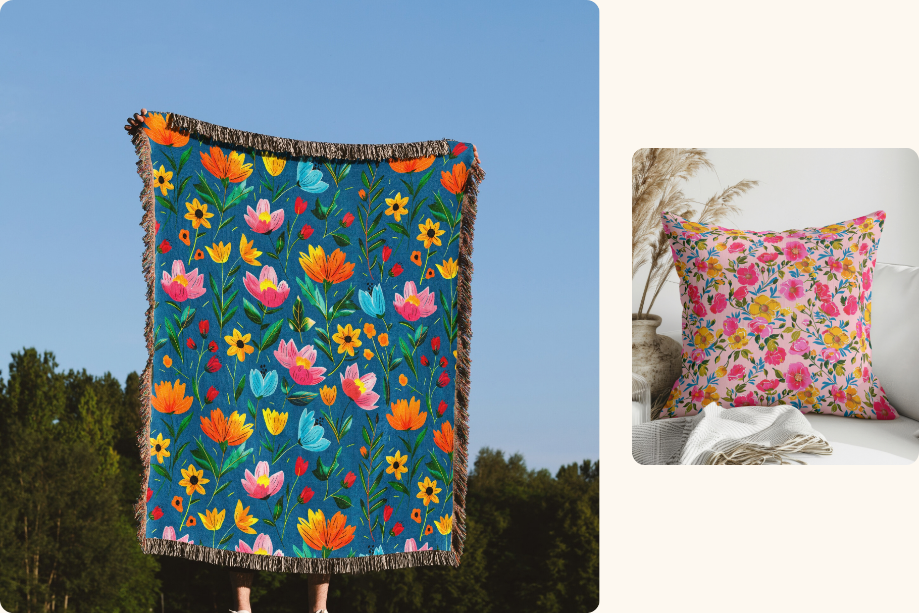 Sweetheart Garden Folk Florals: A curated collection of 7 original sweetheart garden folk florals seamless patterns. - image 7