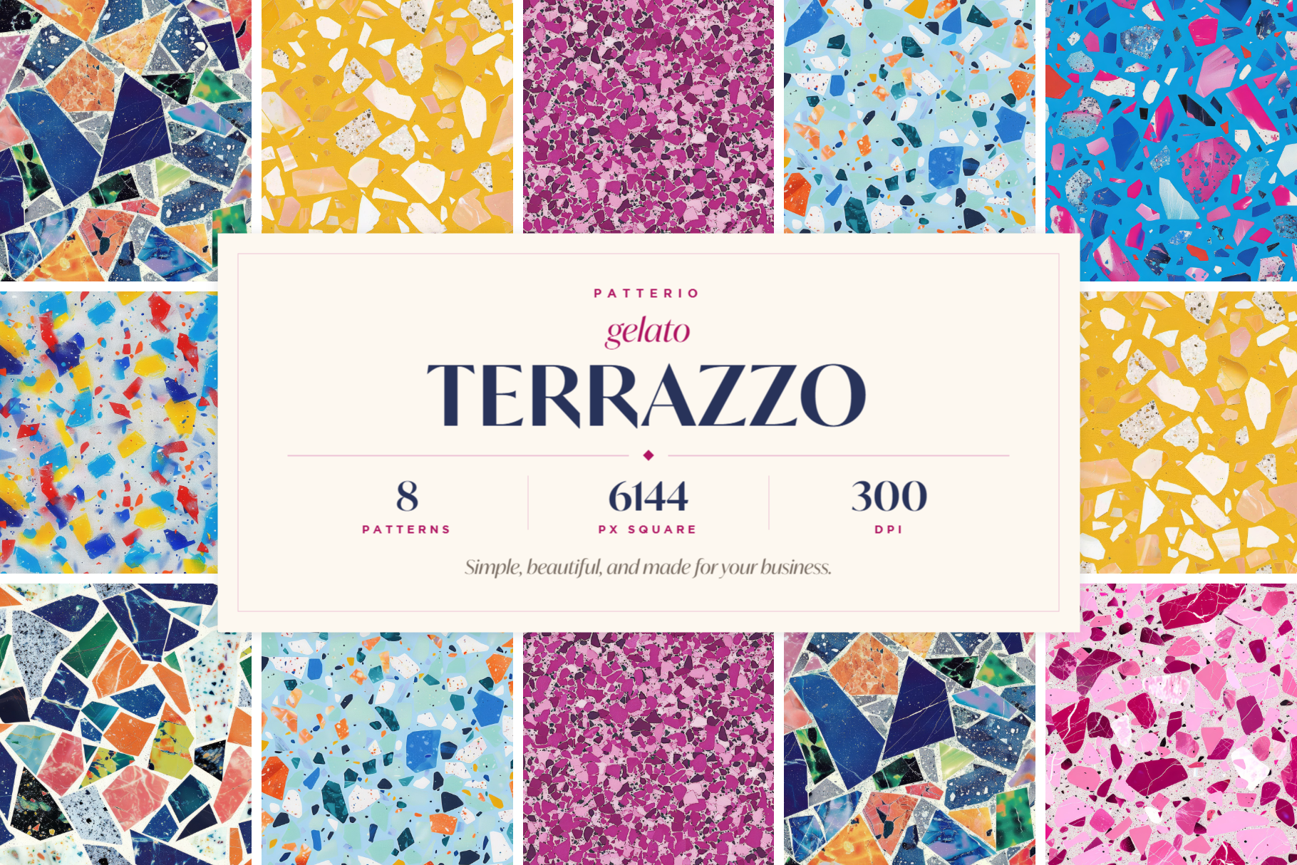 Gelato Terrazzo Patterns