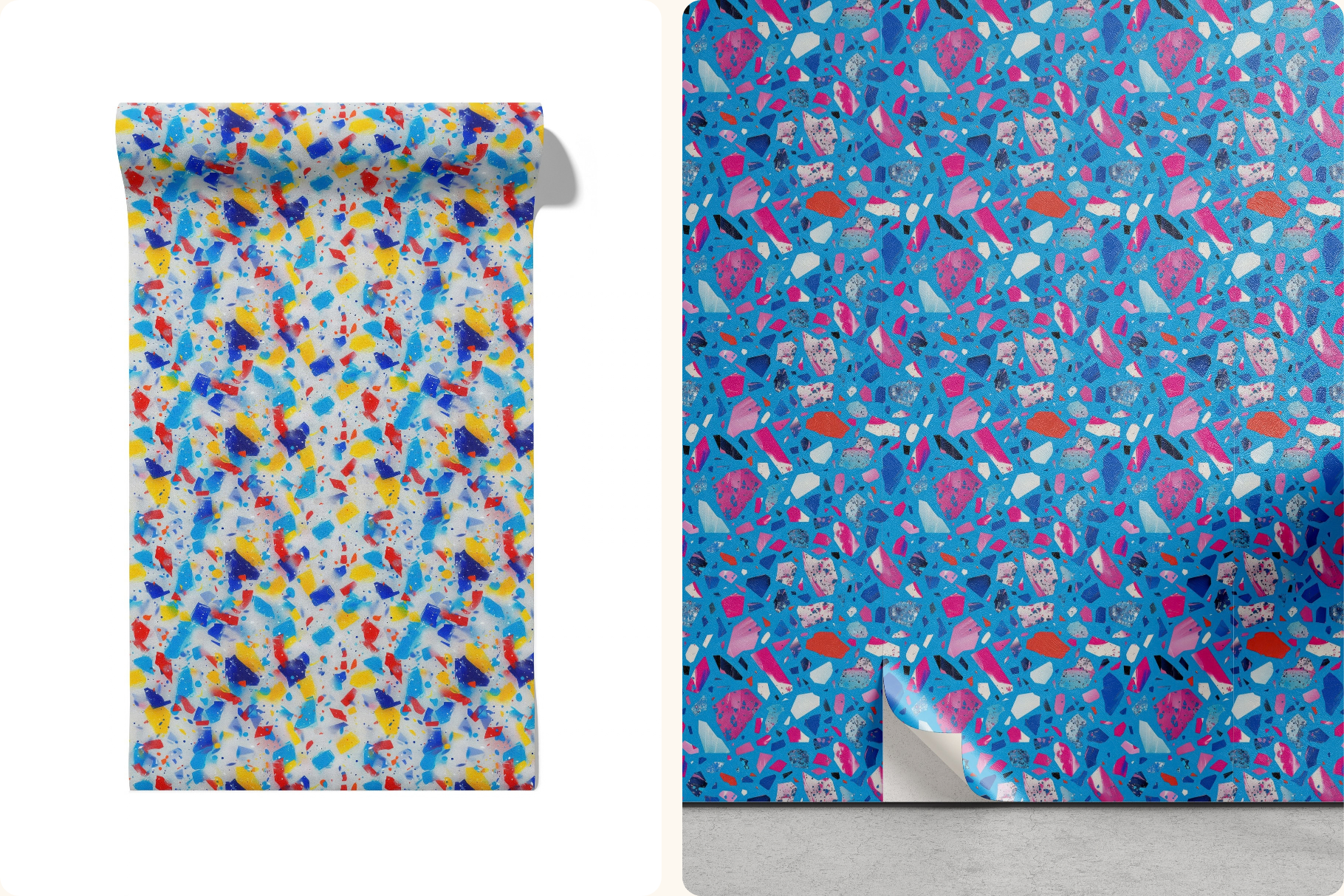 Gelato Terrazzo Patterns: A curated collection of 8 original terrazzo seamless patterns. - image 8